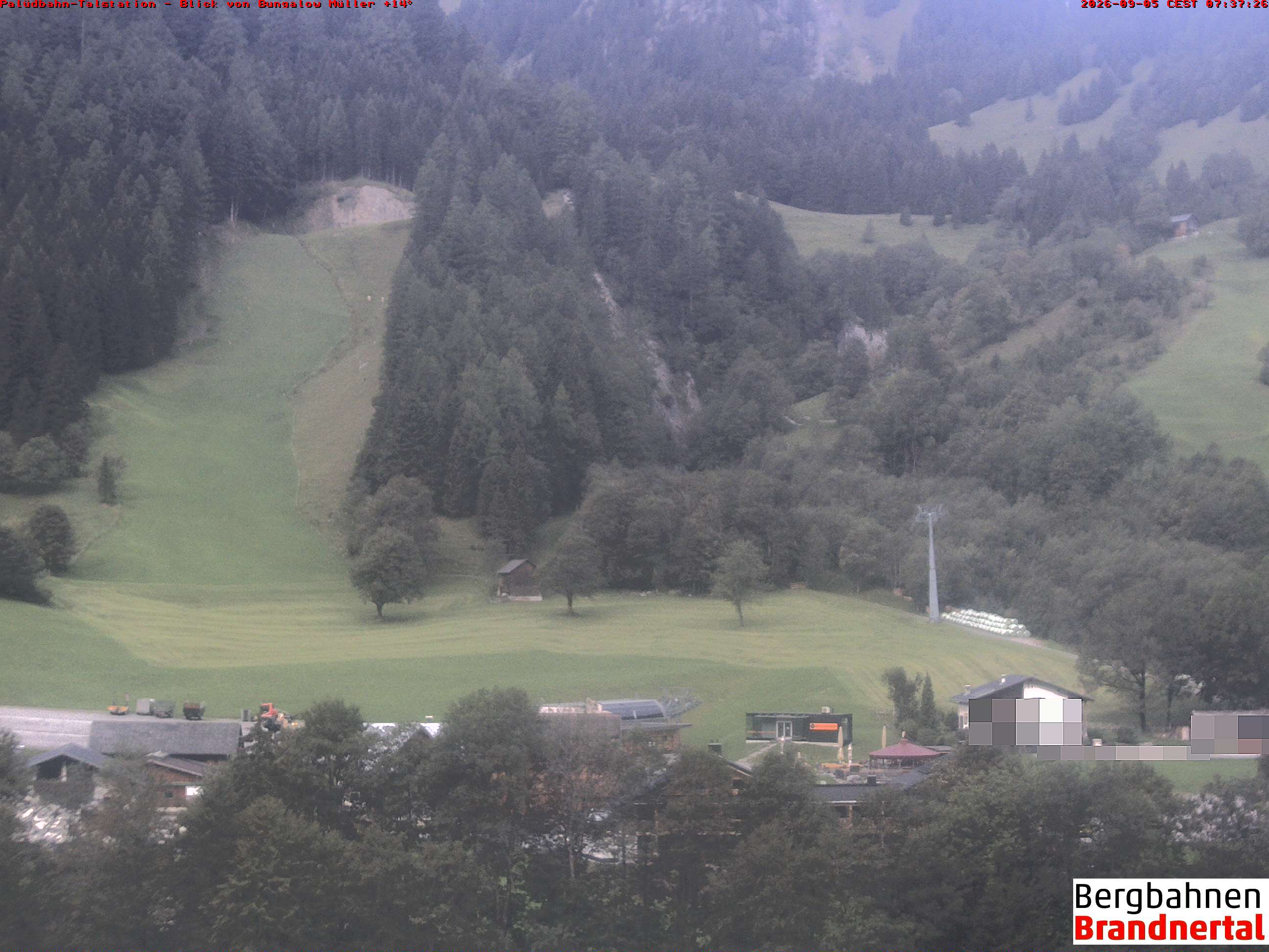 Blick auf Palüdbahn von Bungalow Müller