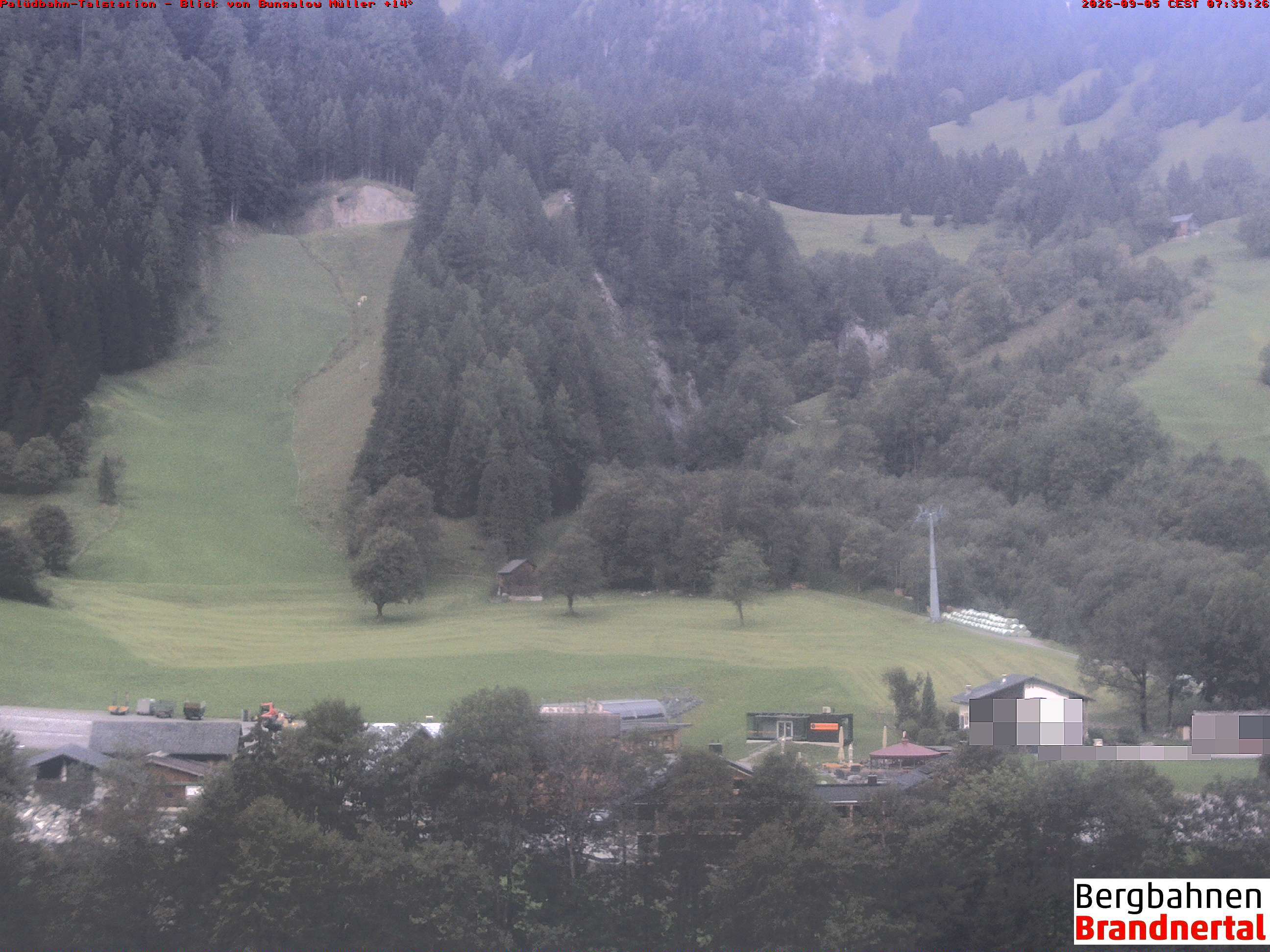 Blick auf Palüdbahn von Bungalow Müller
