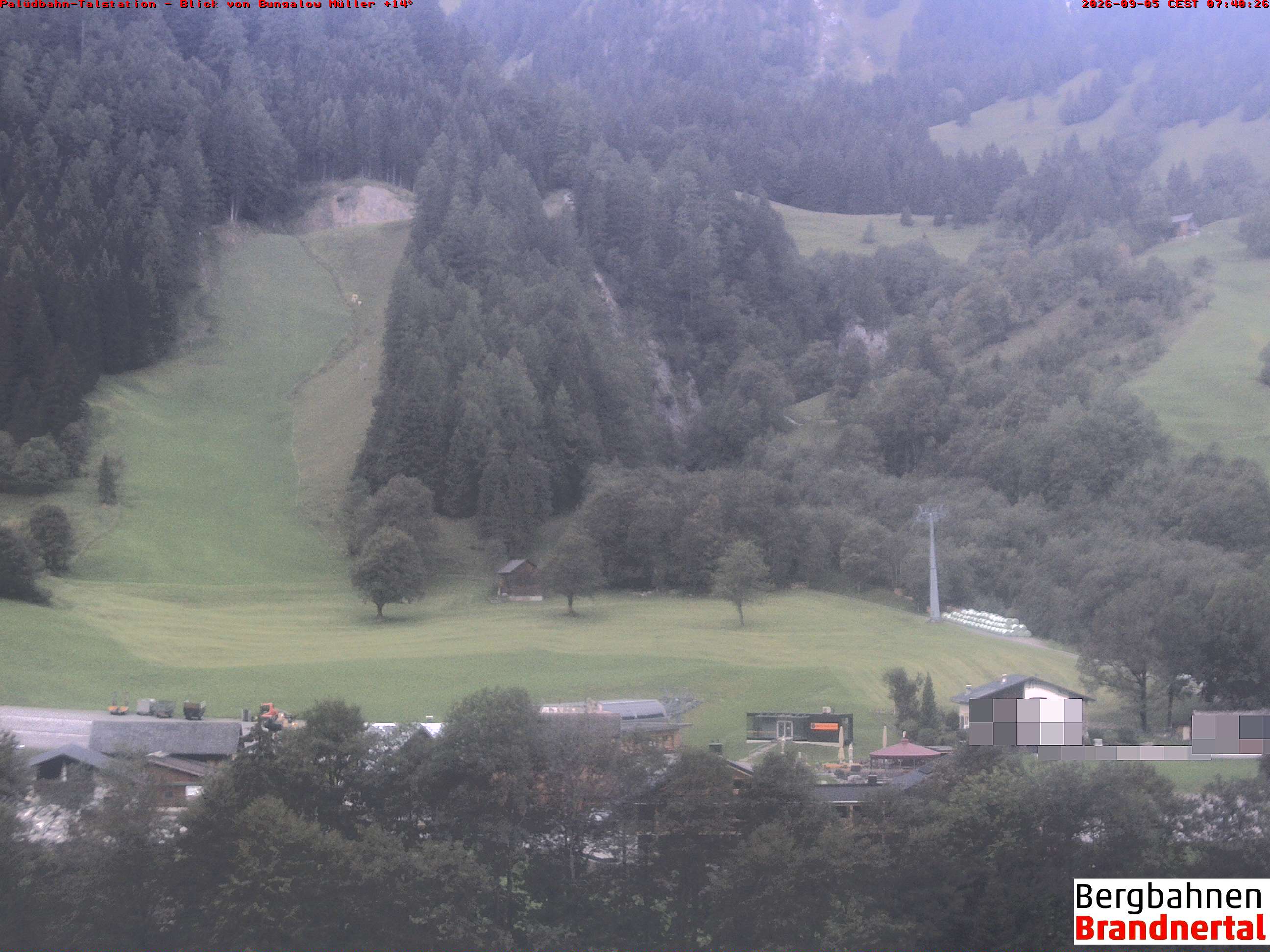 Blick auf Palüdbahn von Bungalow Müller