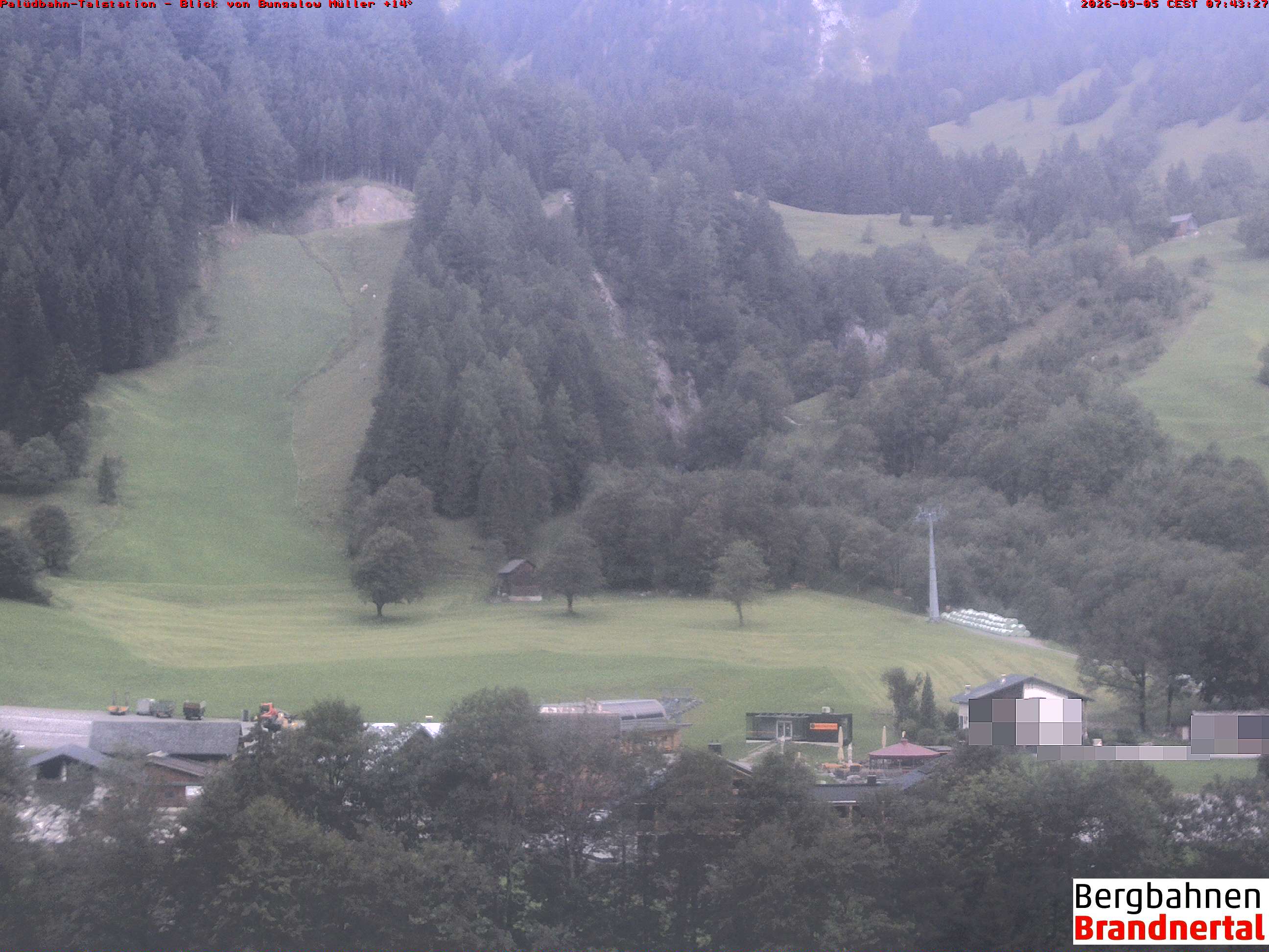Blick auf Palüdbahn von Bungalow Müller