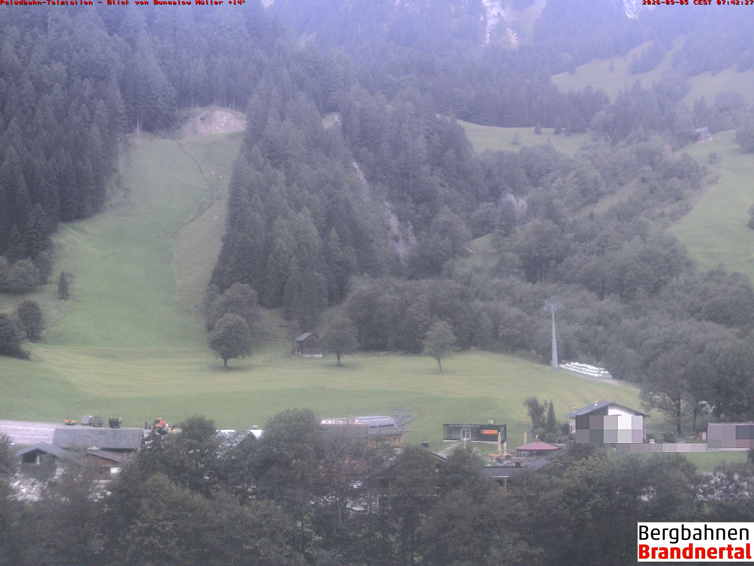 Blick auf Palüdbahn von Bungalow Müller