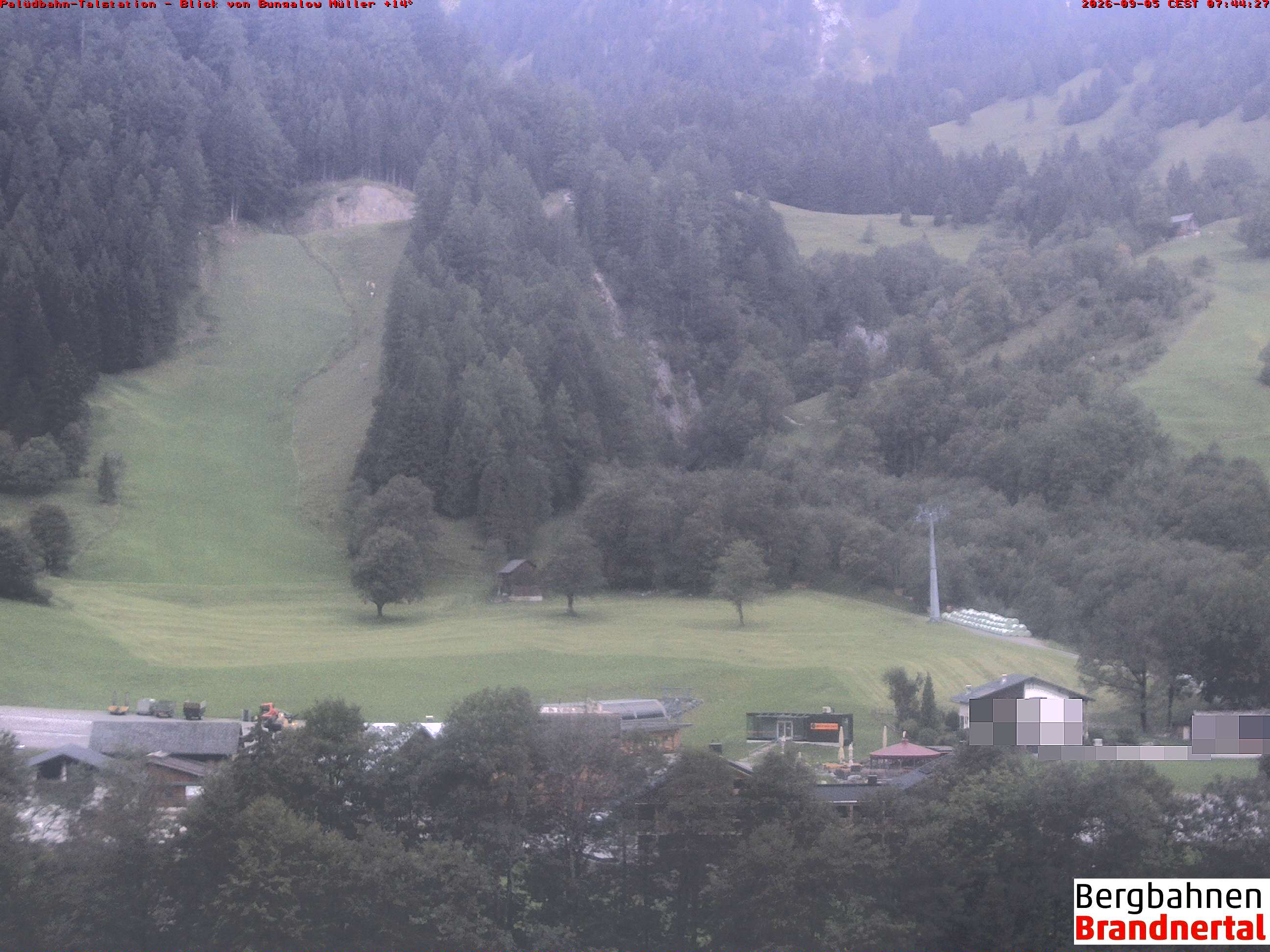 Blick auf Palüdbahn von Bungalow Müller