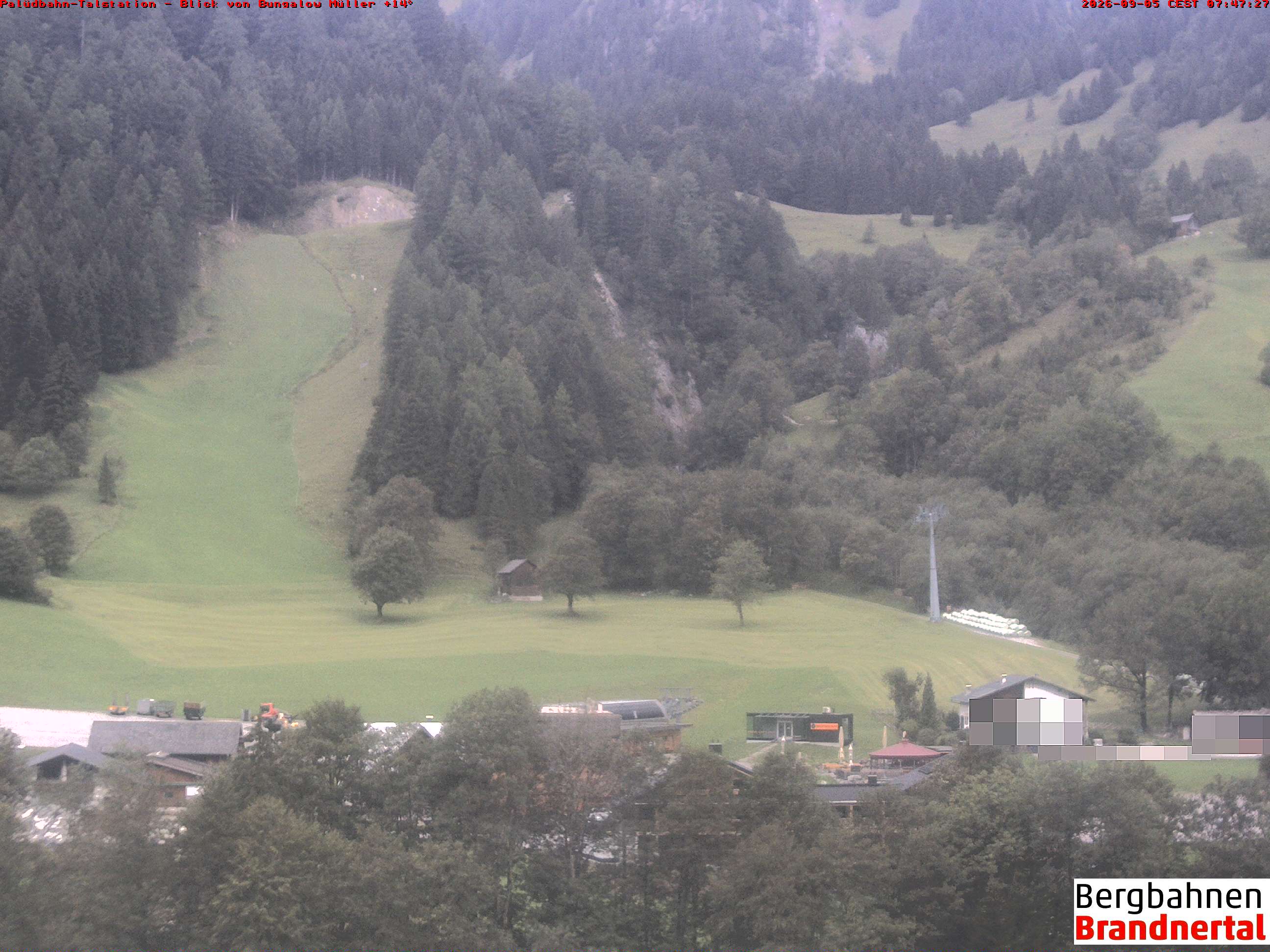 Blick auf Palüdbahn von Bungalow Müller