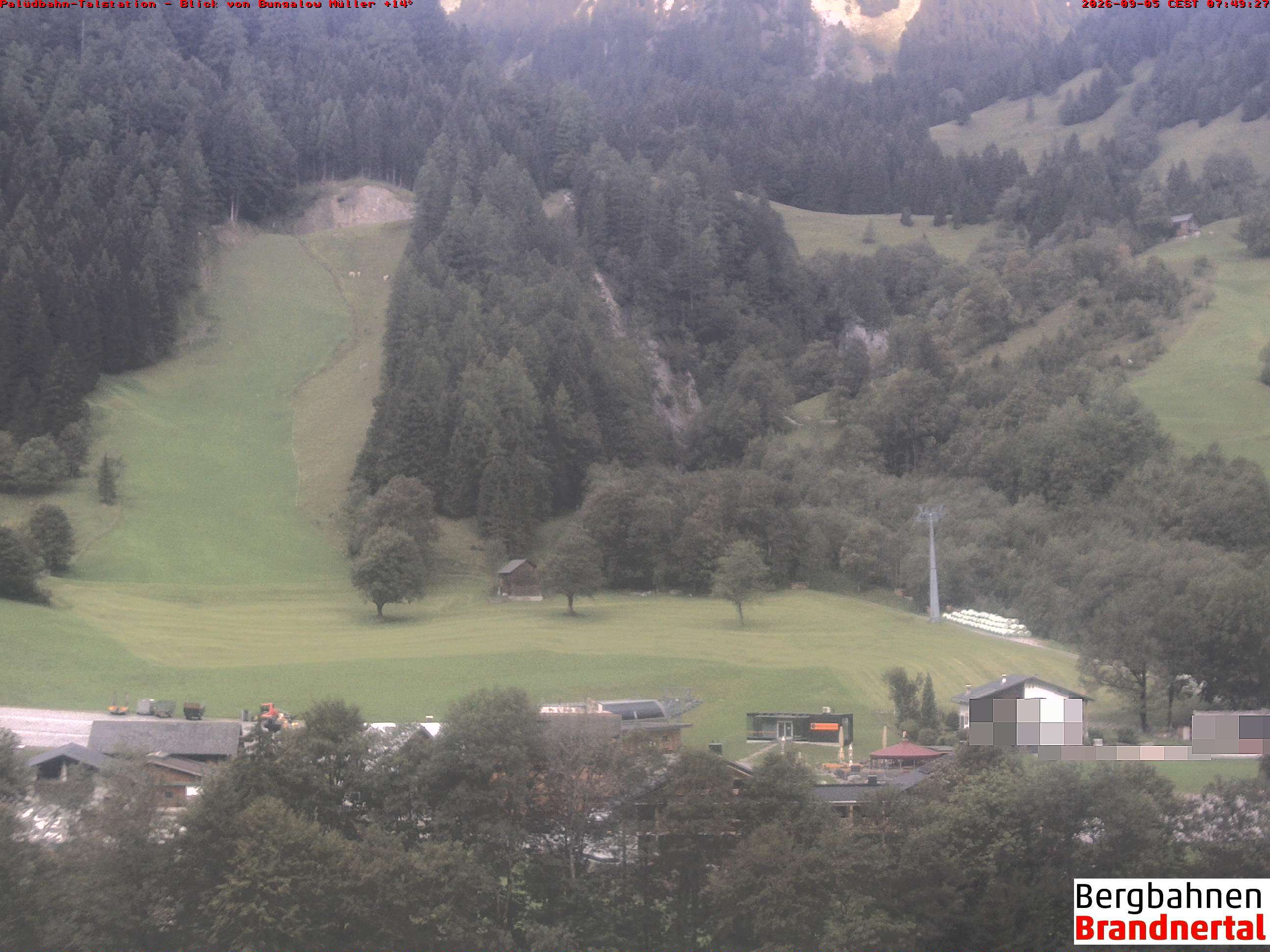 Blick auf Palüdbahn von Bungalow Müller