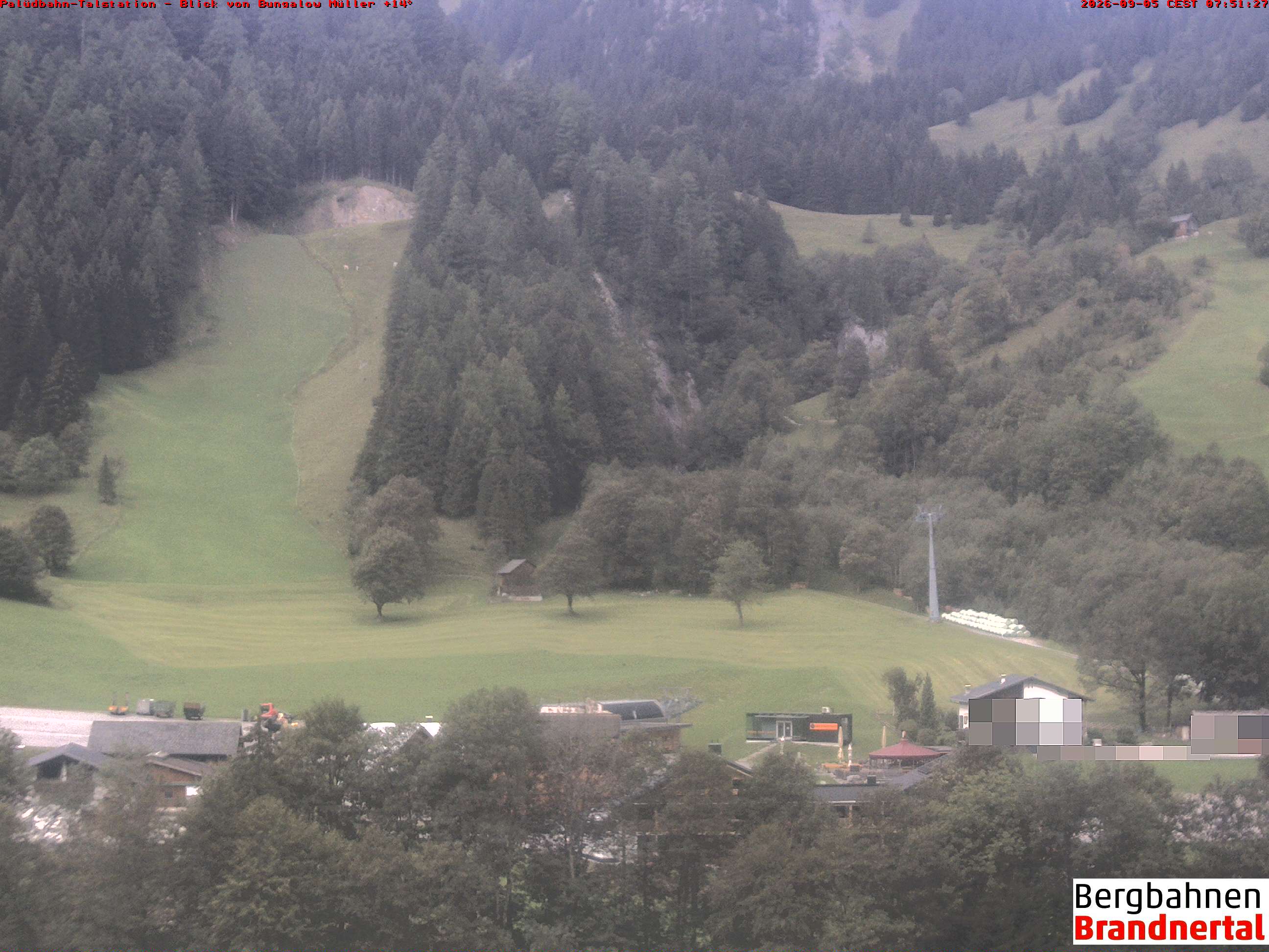 Blick auf Palüdbahn von Bungalow Müller