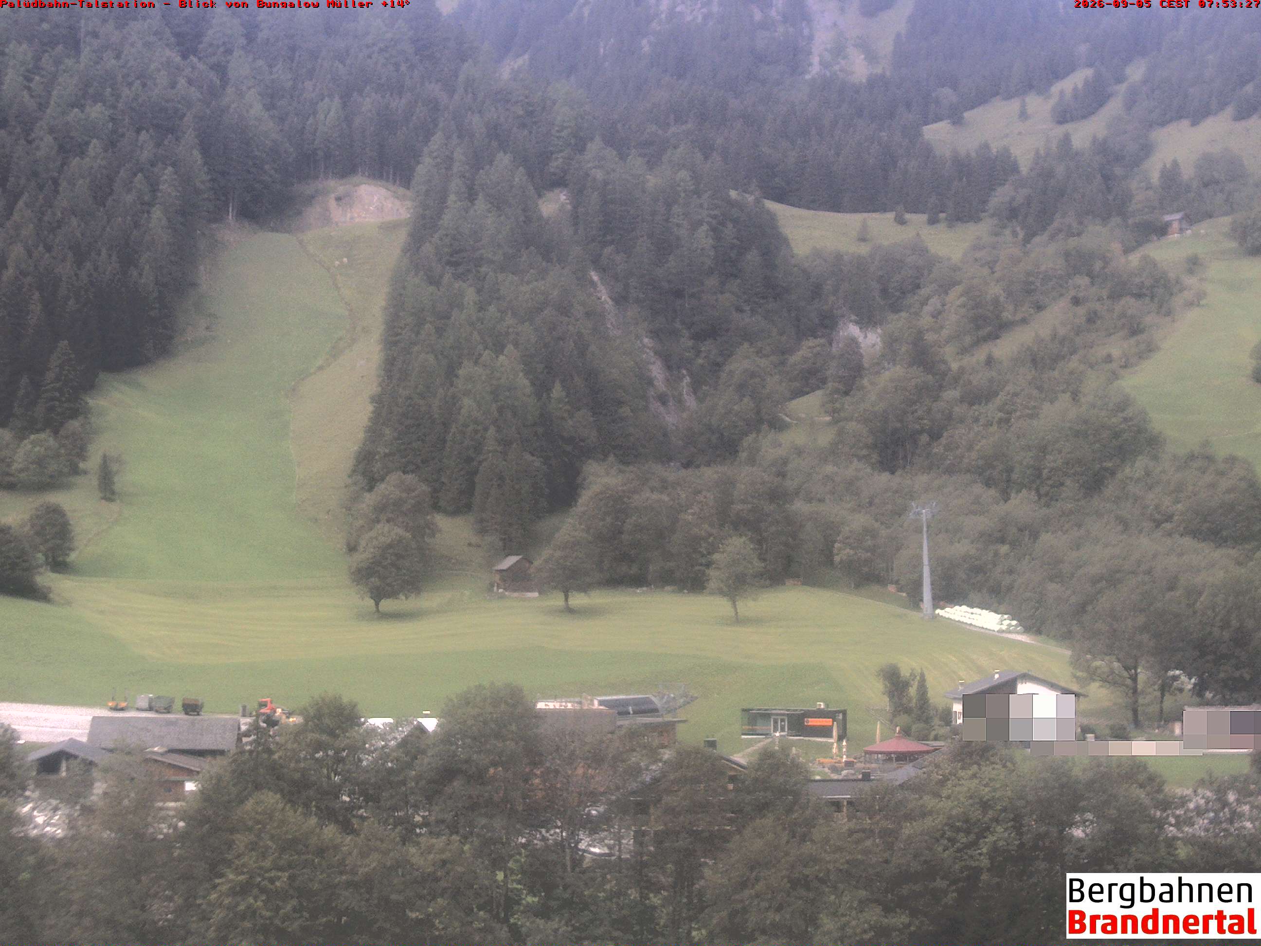Blick auf Palüdbahn von Bungalow Müller