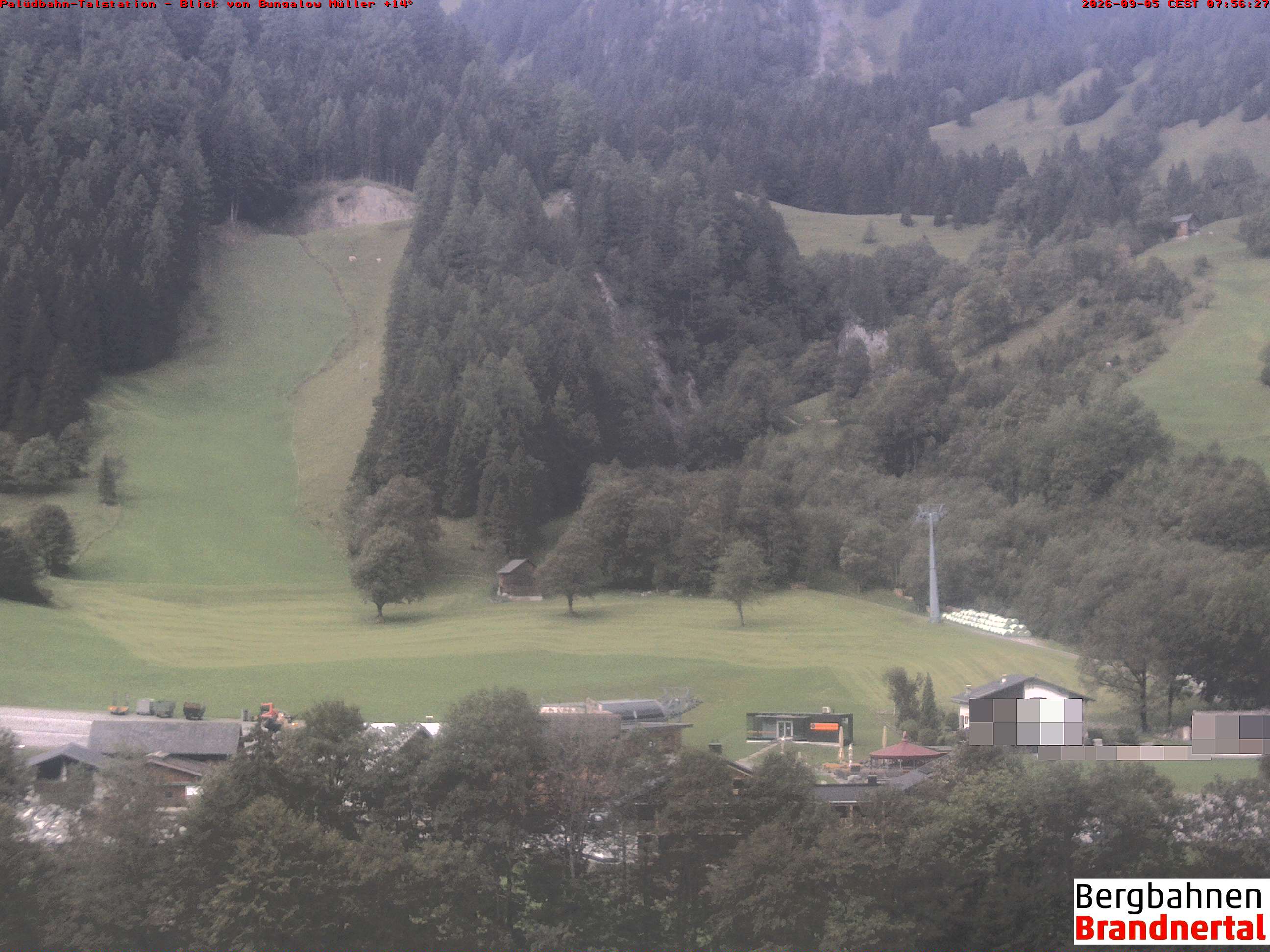 Blick auf Palüdbahn von Bungalow Müller