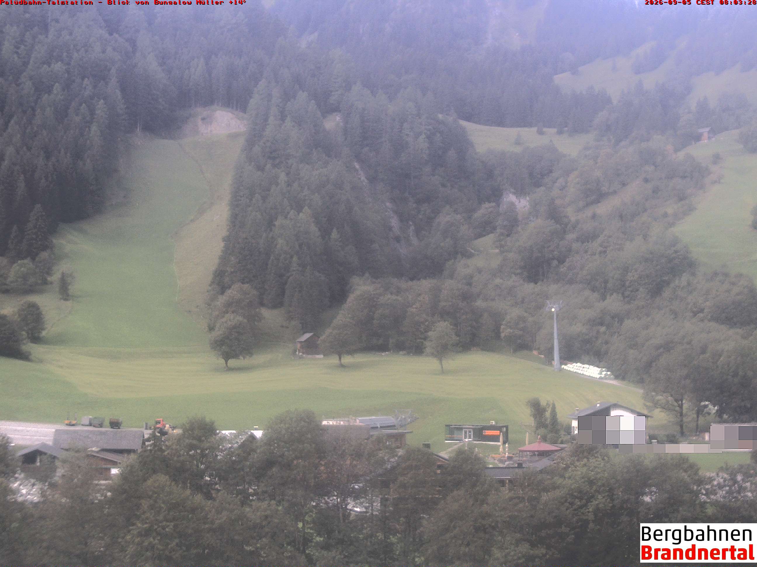 Blick auf Palüdbahn von Bungalow Müller