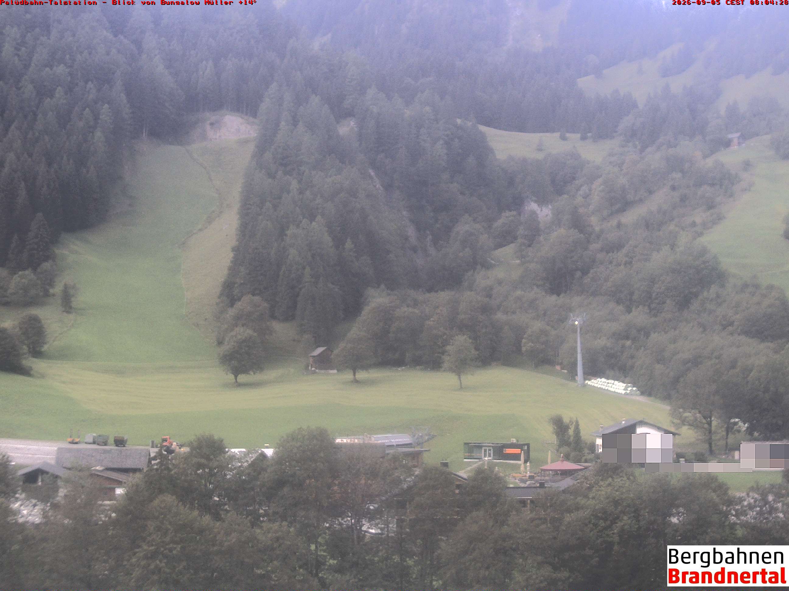 Blick auf Palüdbahn von Bungalow Müller