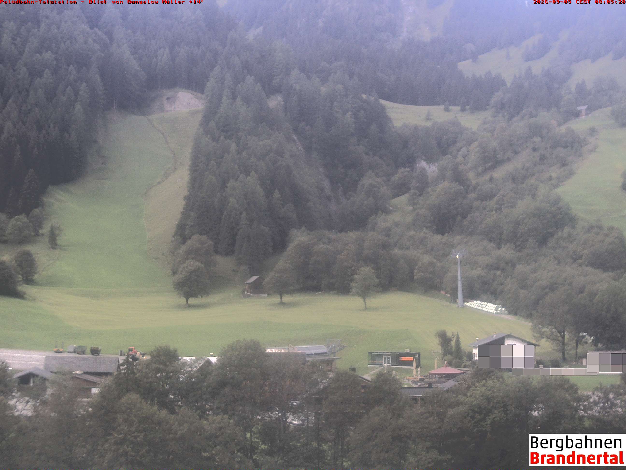 Blick auf Palüdbahn von Bungalow Müller