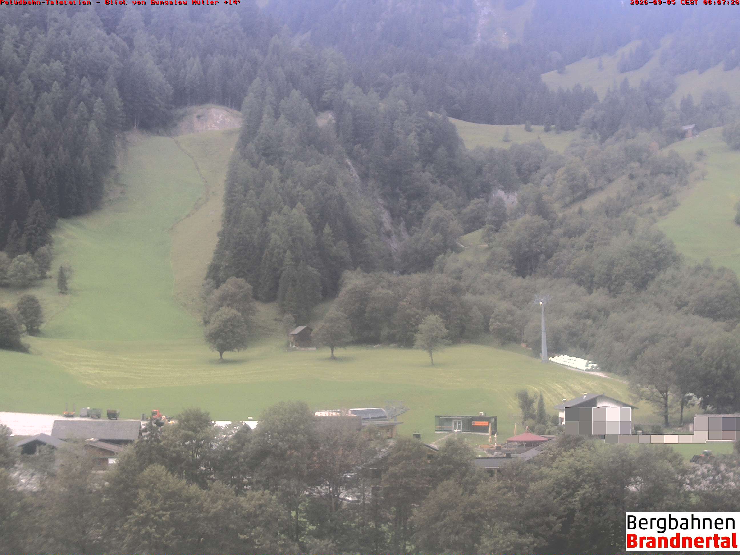 Blick auf Palüdbahn von Bungalow Müller
