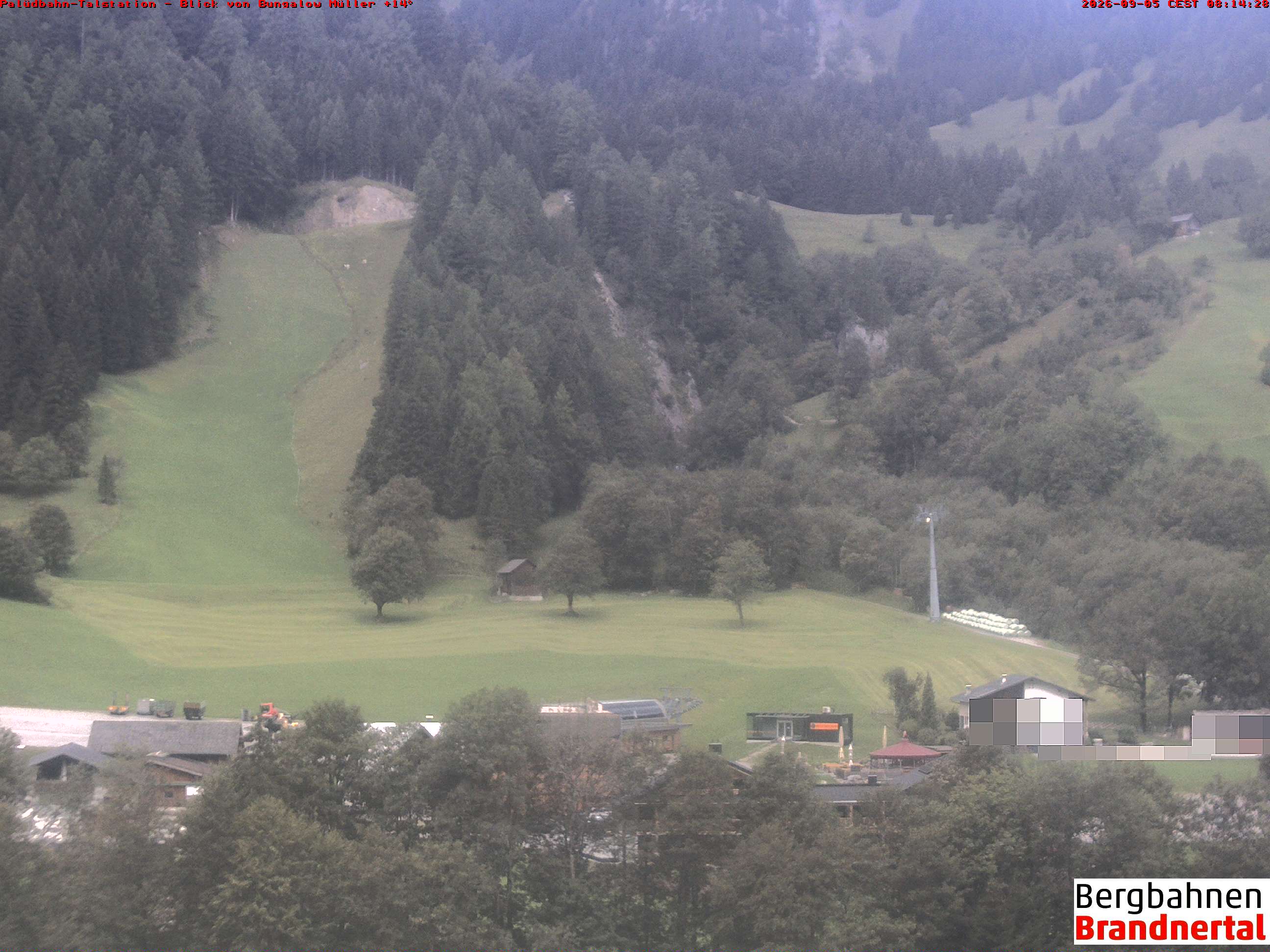 Blick auf Palüdbahn von Bungalow Müller