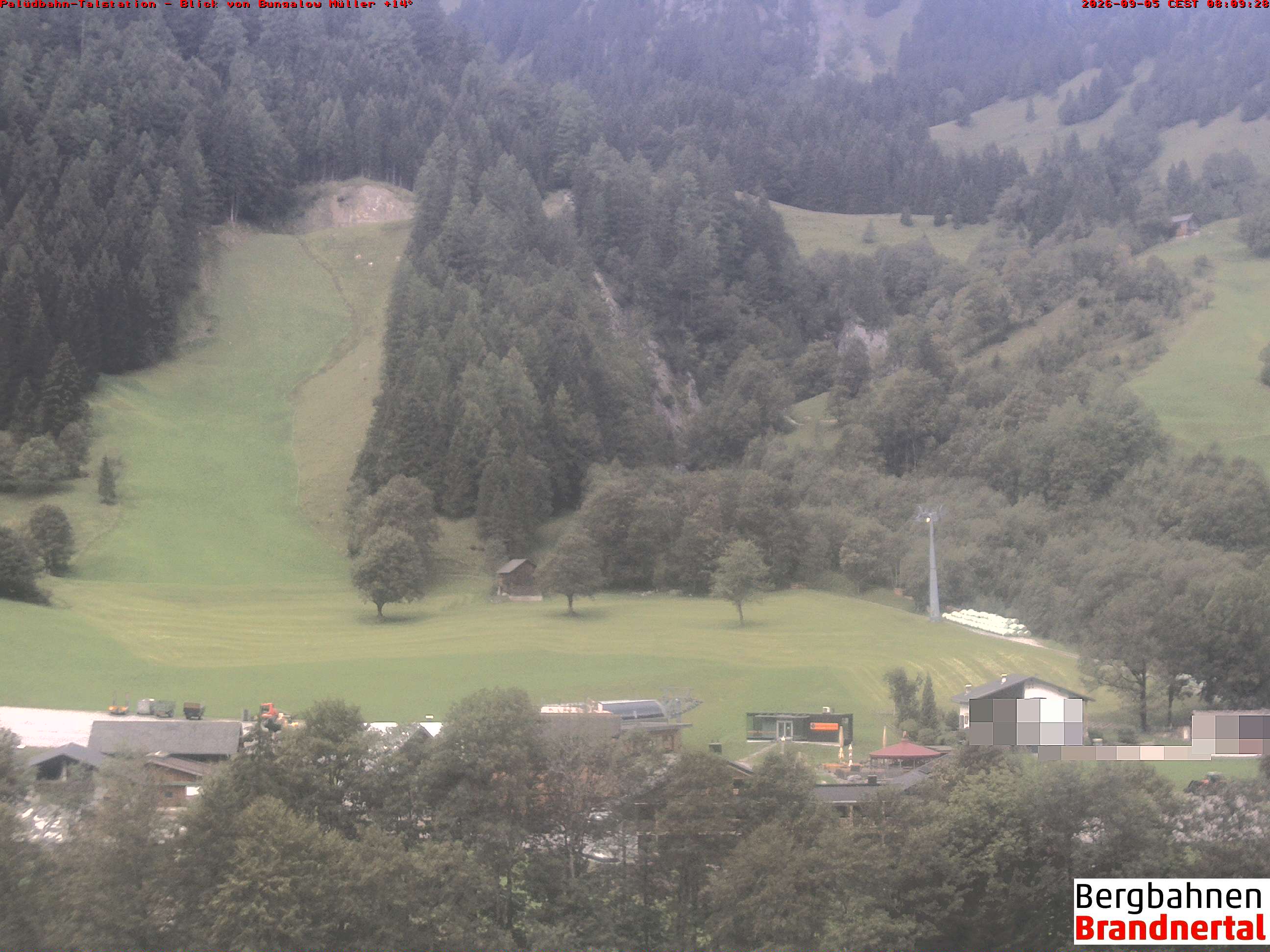 Blick auf Palüdbahn von Bungalow Müller