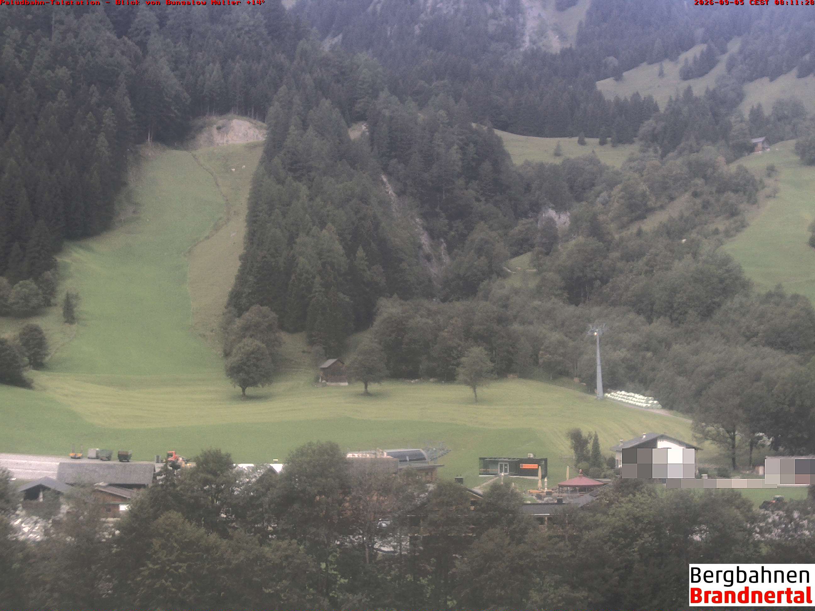 Blick auf Palüdbahn von Bungalow Müller