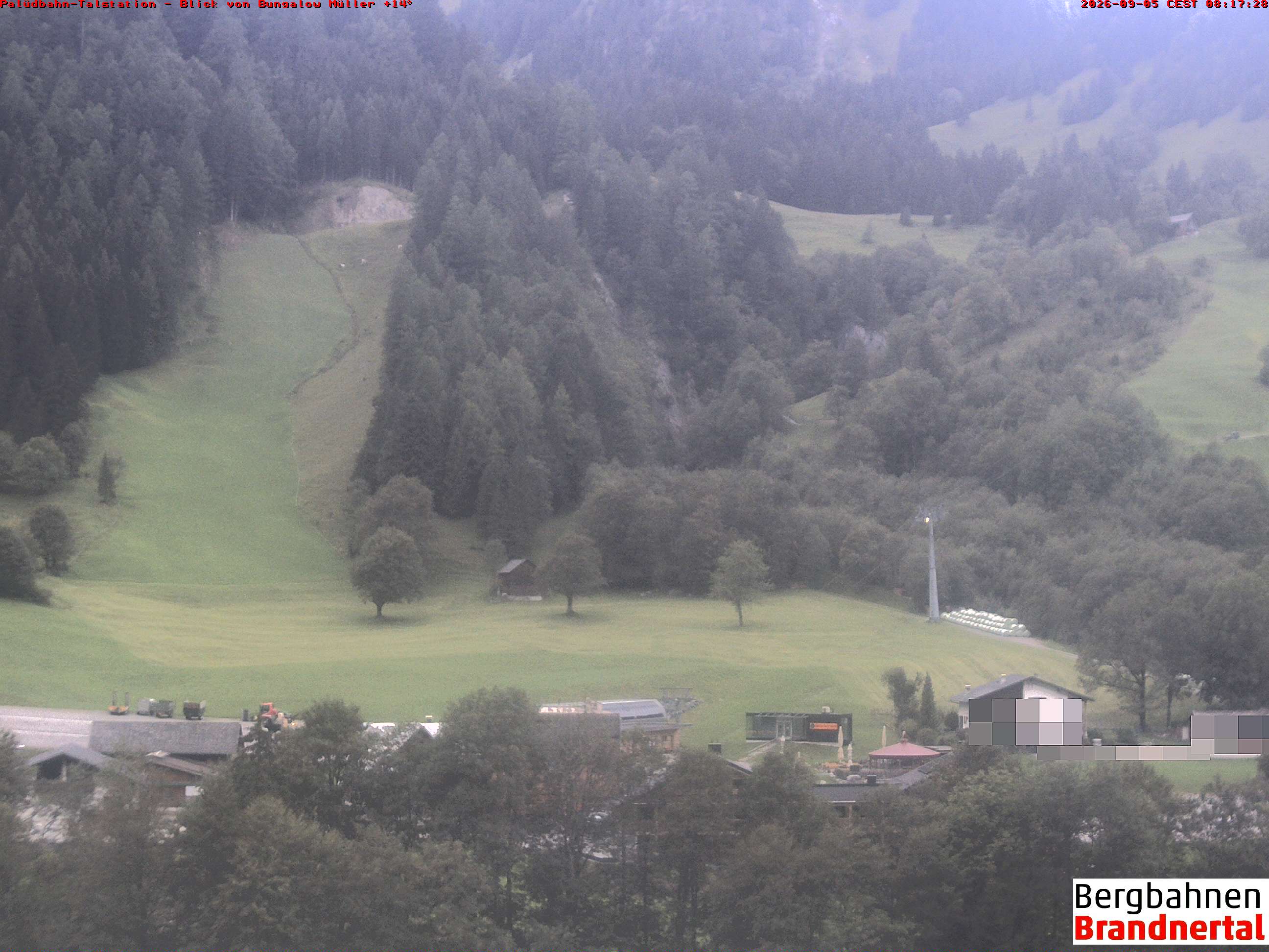 Blick auf Palüdbahn von Bungalow Müller
