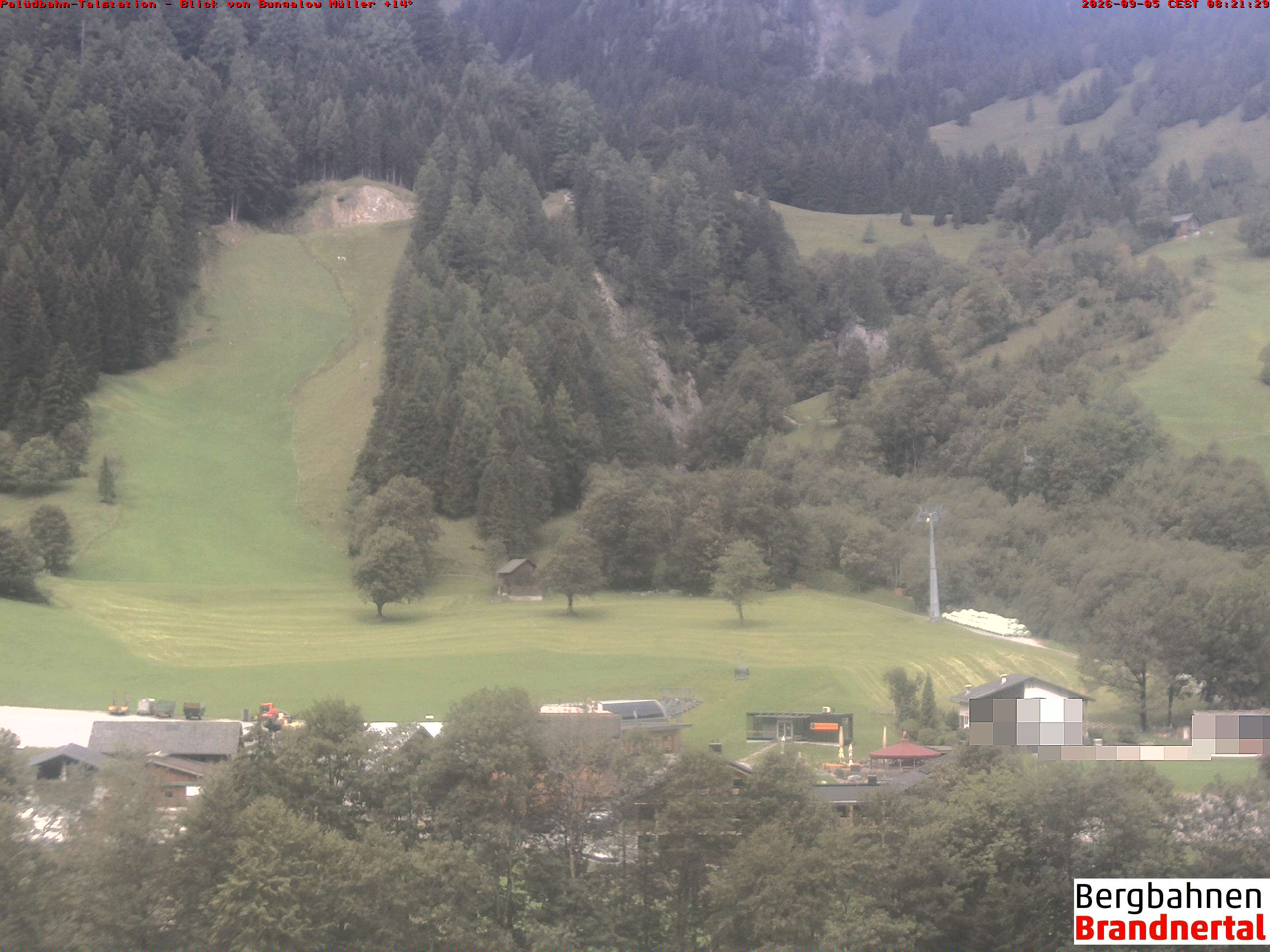 Blick auf Palüdbahn von Bungalow Müller