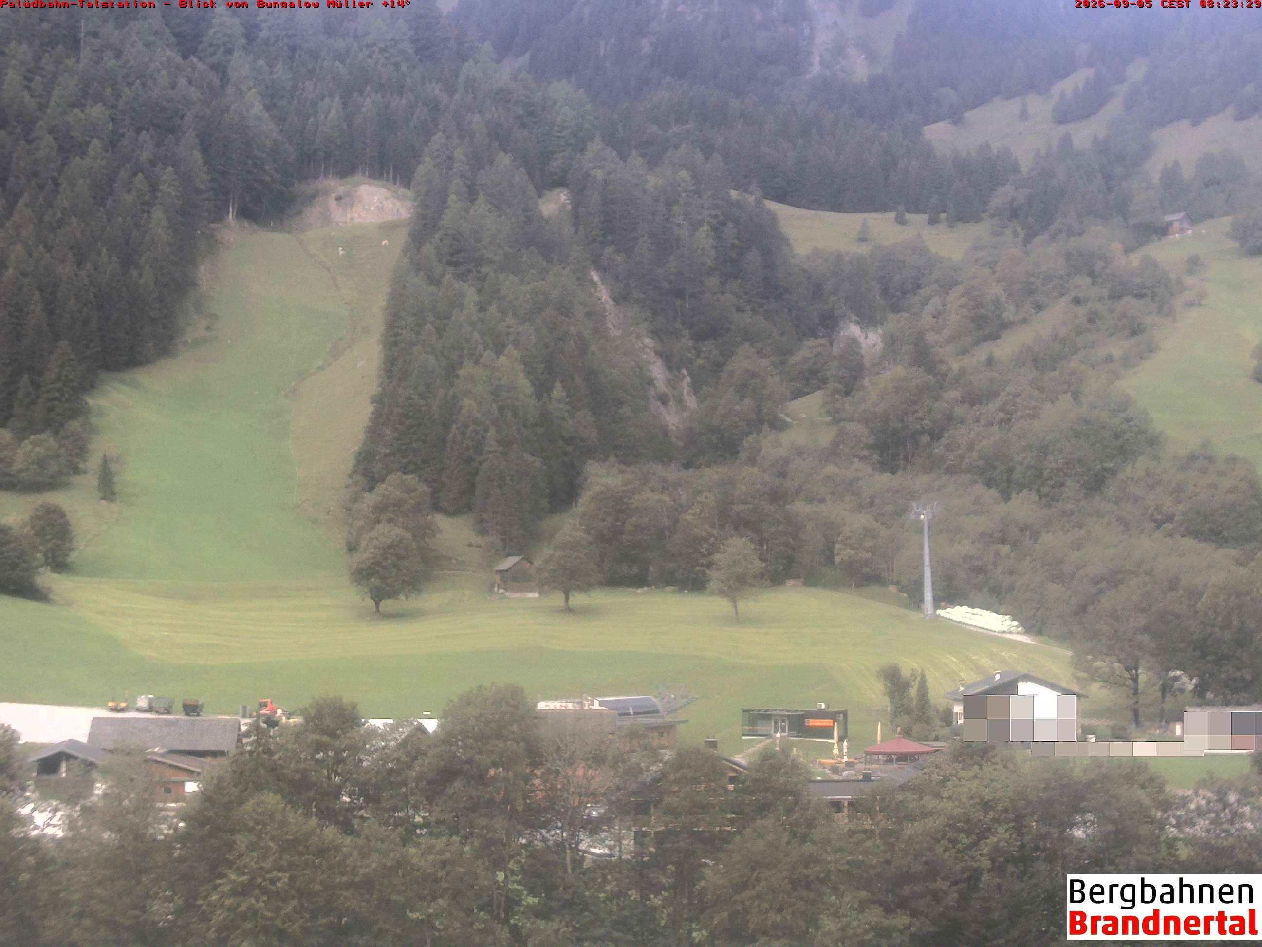 Blick auf Palüdbahn von Bungalow Müller