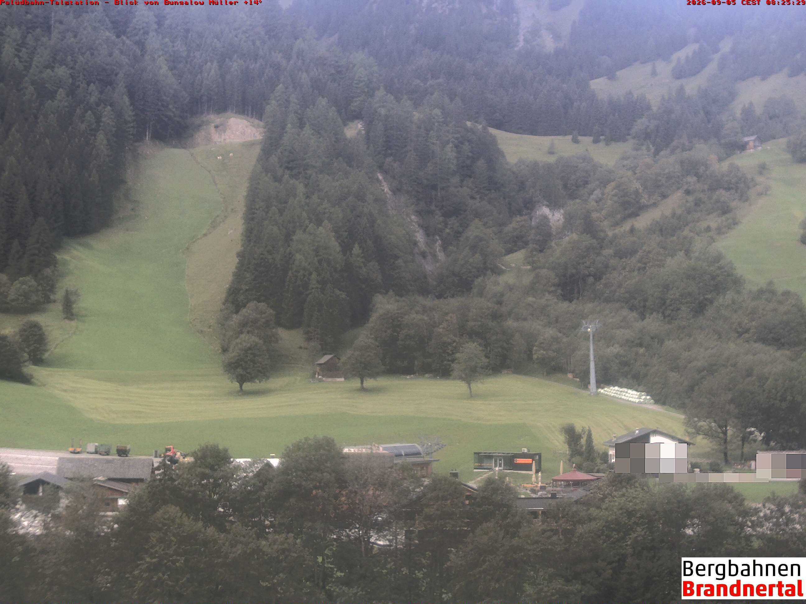 Blick auf Palüdbahn von Bungalow Müller