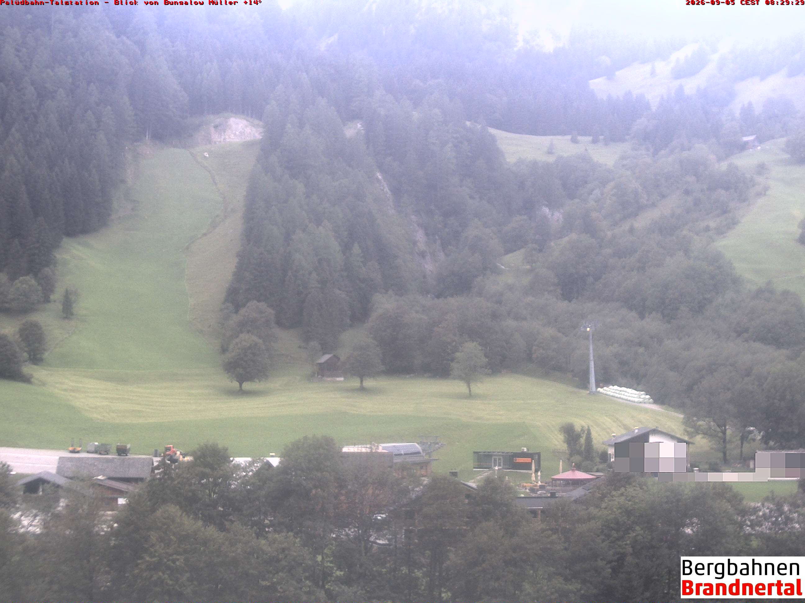 Blick auf Palüdbahn von Bungalow Müller