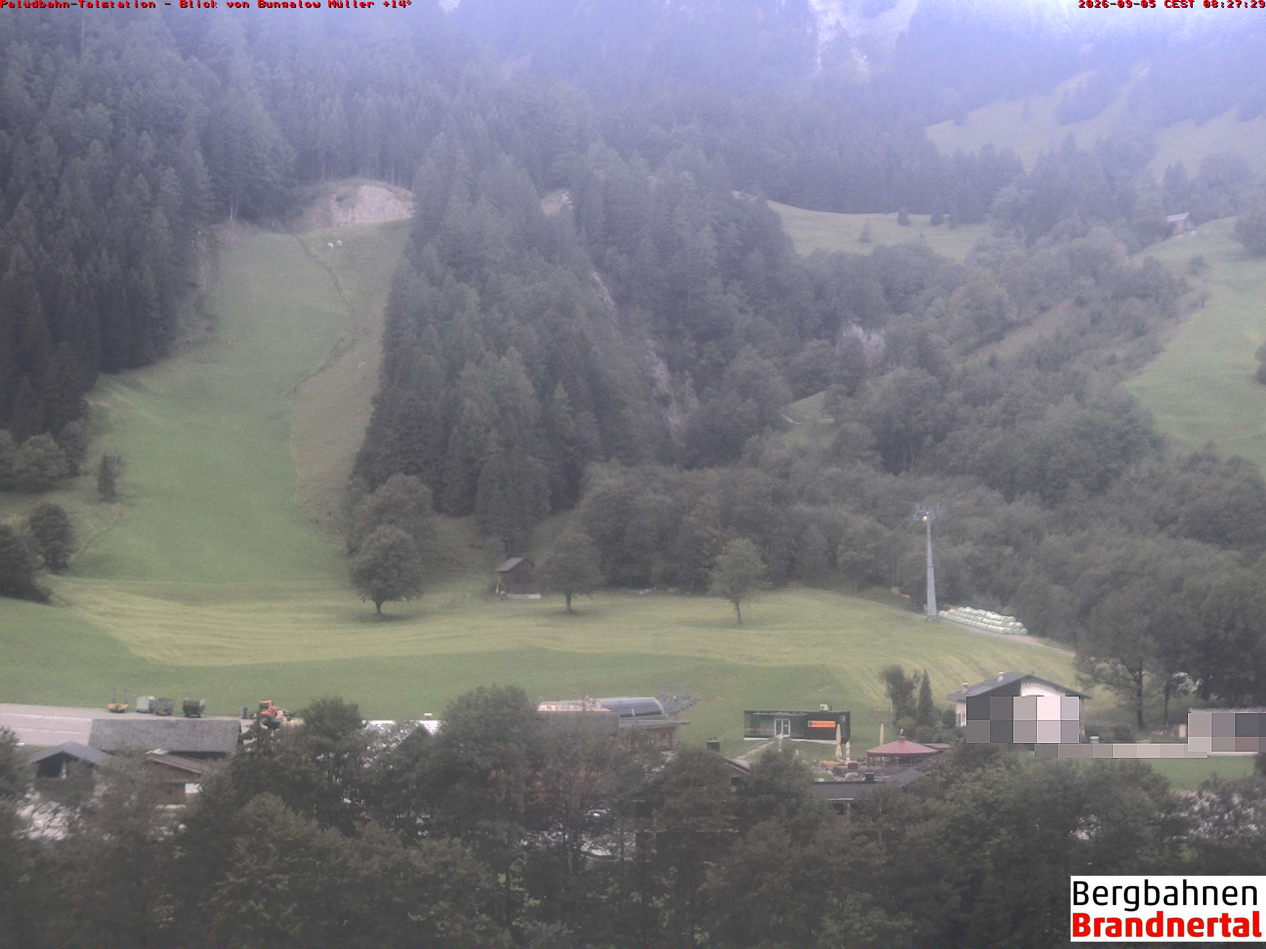 Blick auf Palüdbahn von Bungalow Müller