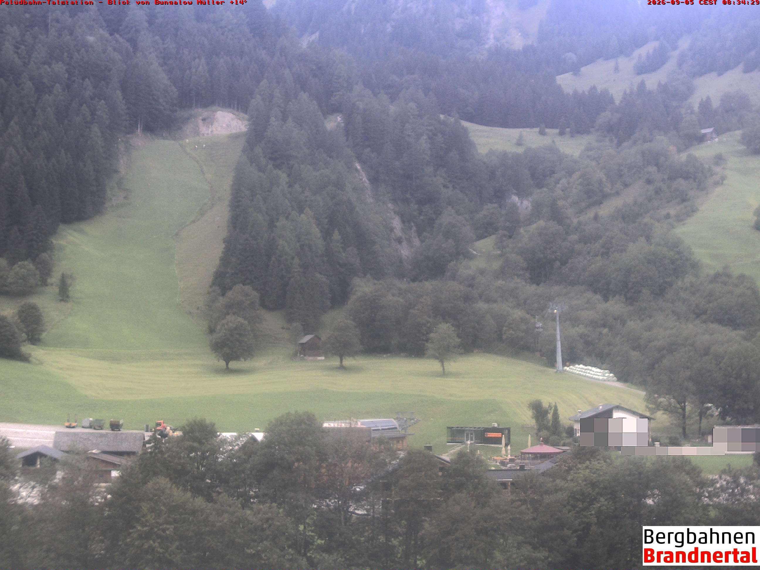 Blick auf Palüdbahn von Bungalow Müller