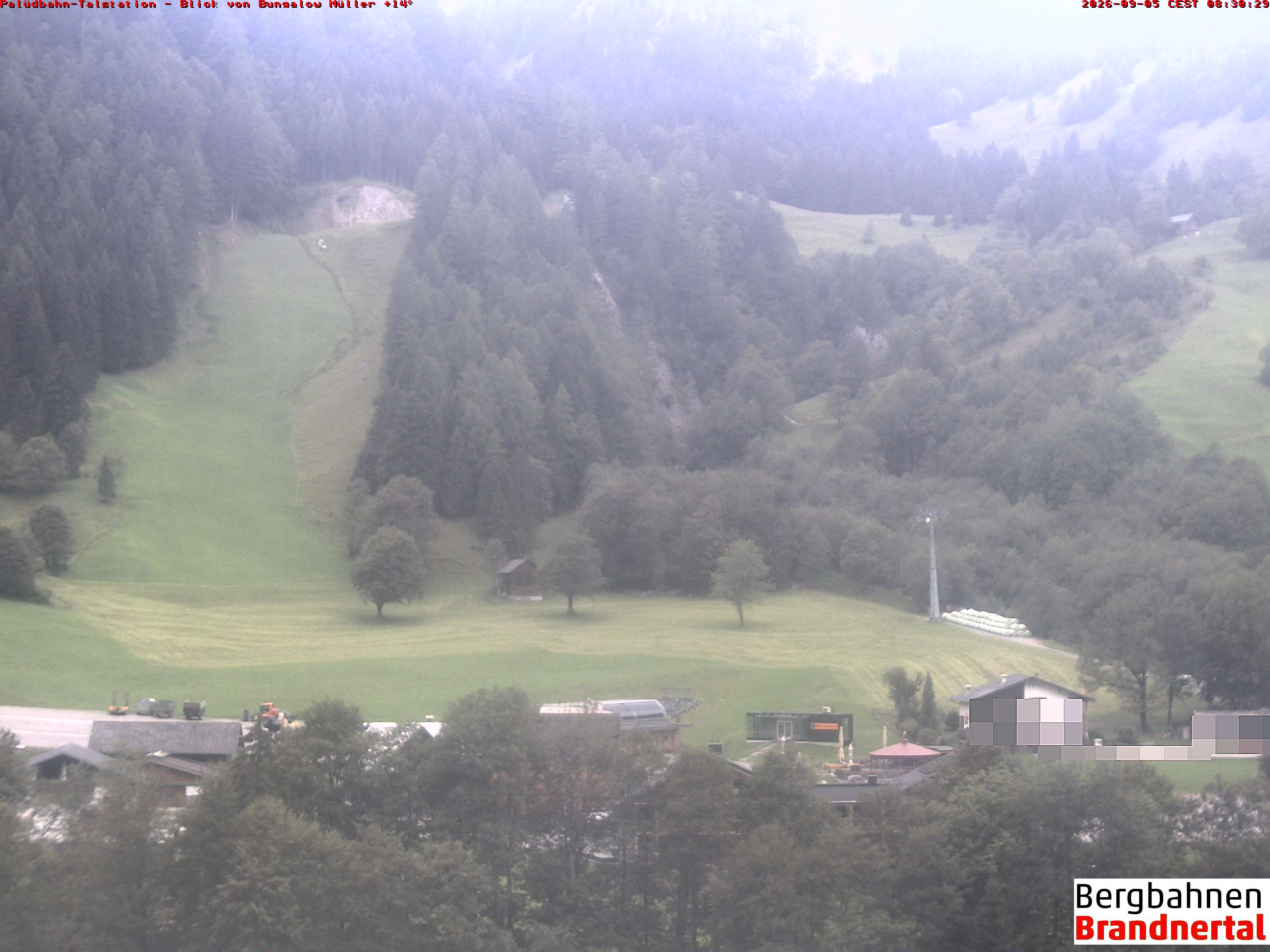 Blick auf Palüdbahn von Bungalow Müller