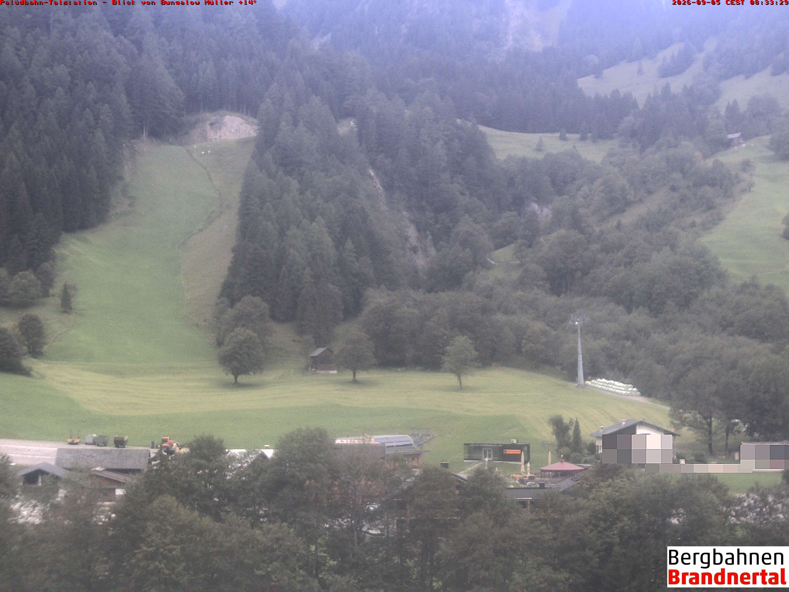 Blick auf Palüdbahn von Bungalow Müller