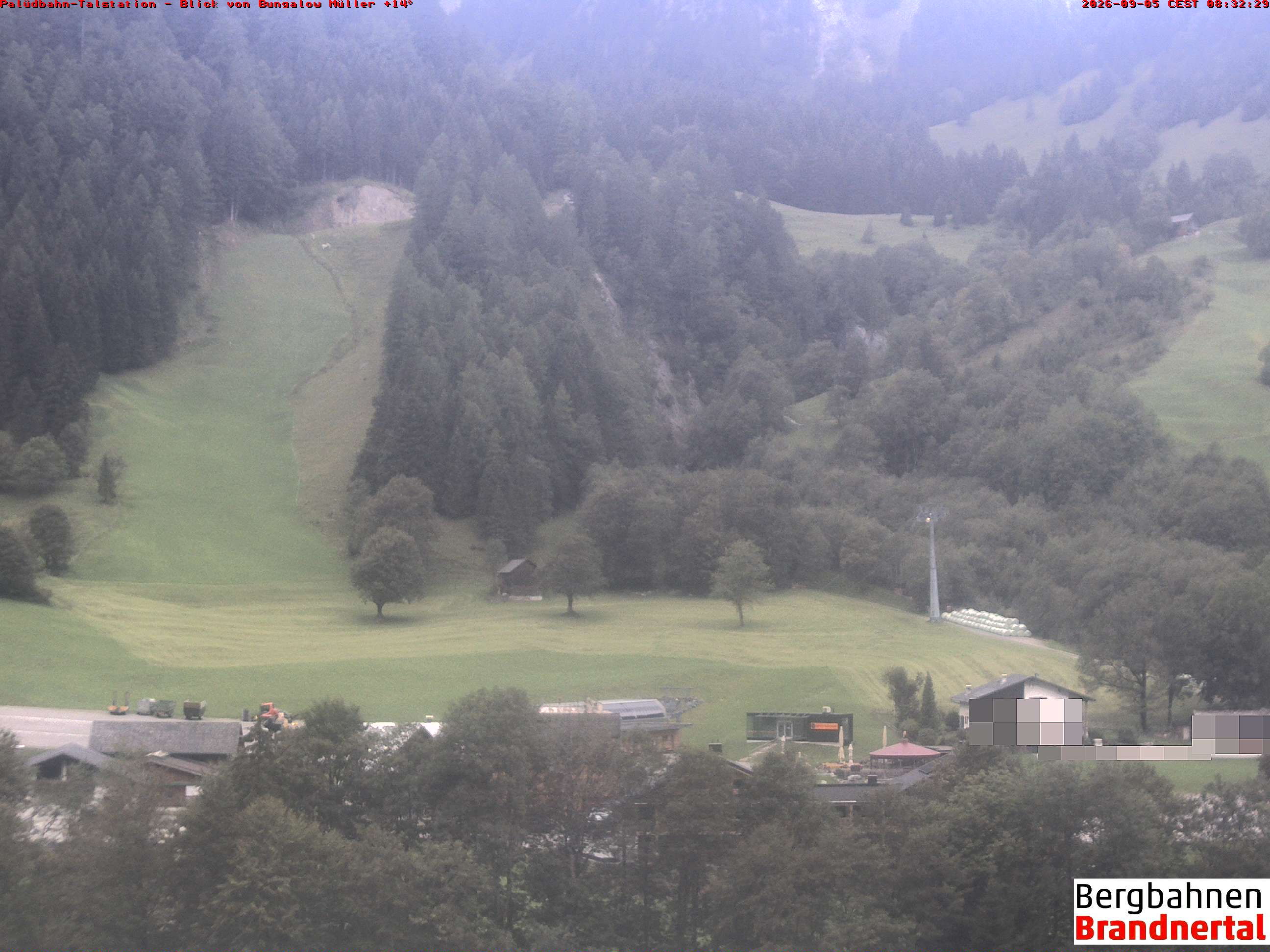 Blick auf Palüdbahn von Bungalow Müller