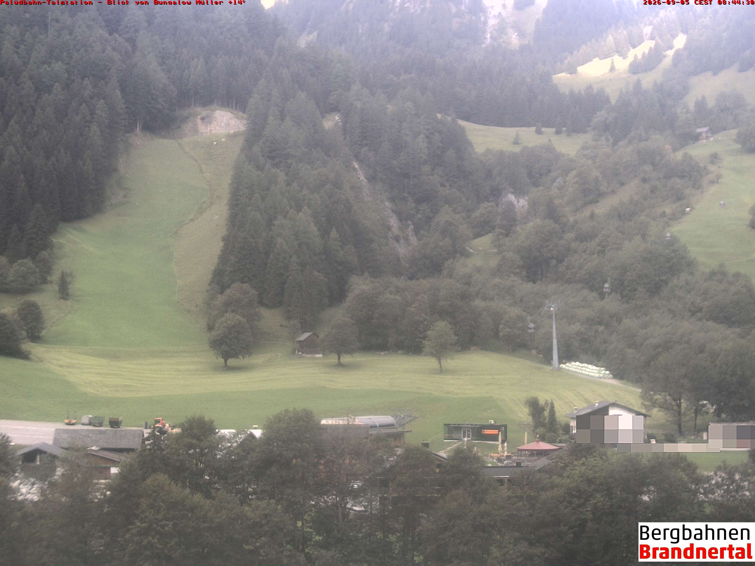 Blick auf Palüdbahn von Bungalow Müller