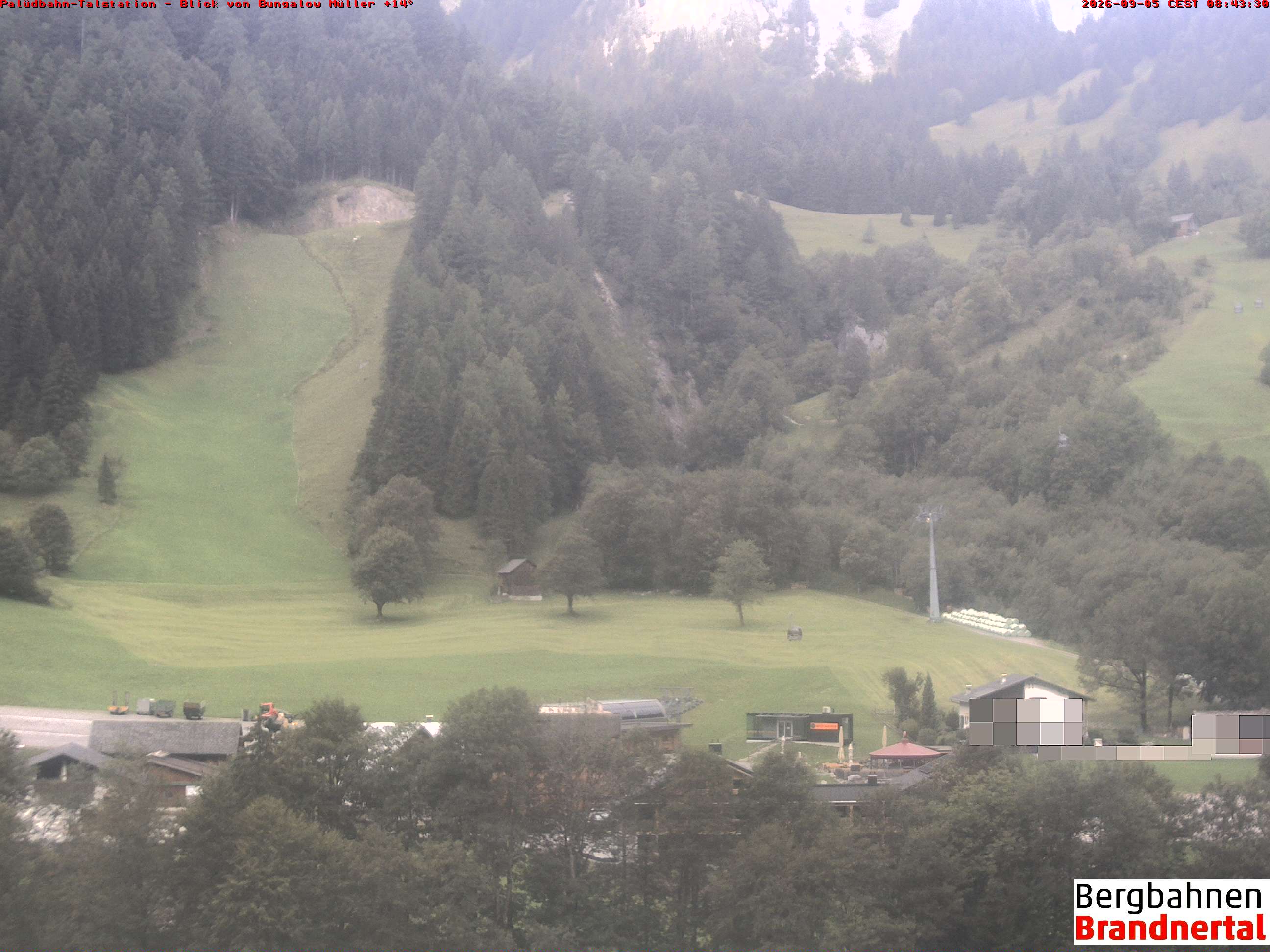 Blick auf Palüdbahn von Bungalow Müller