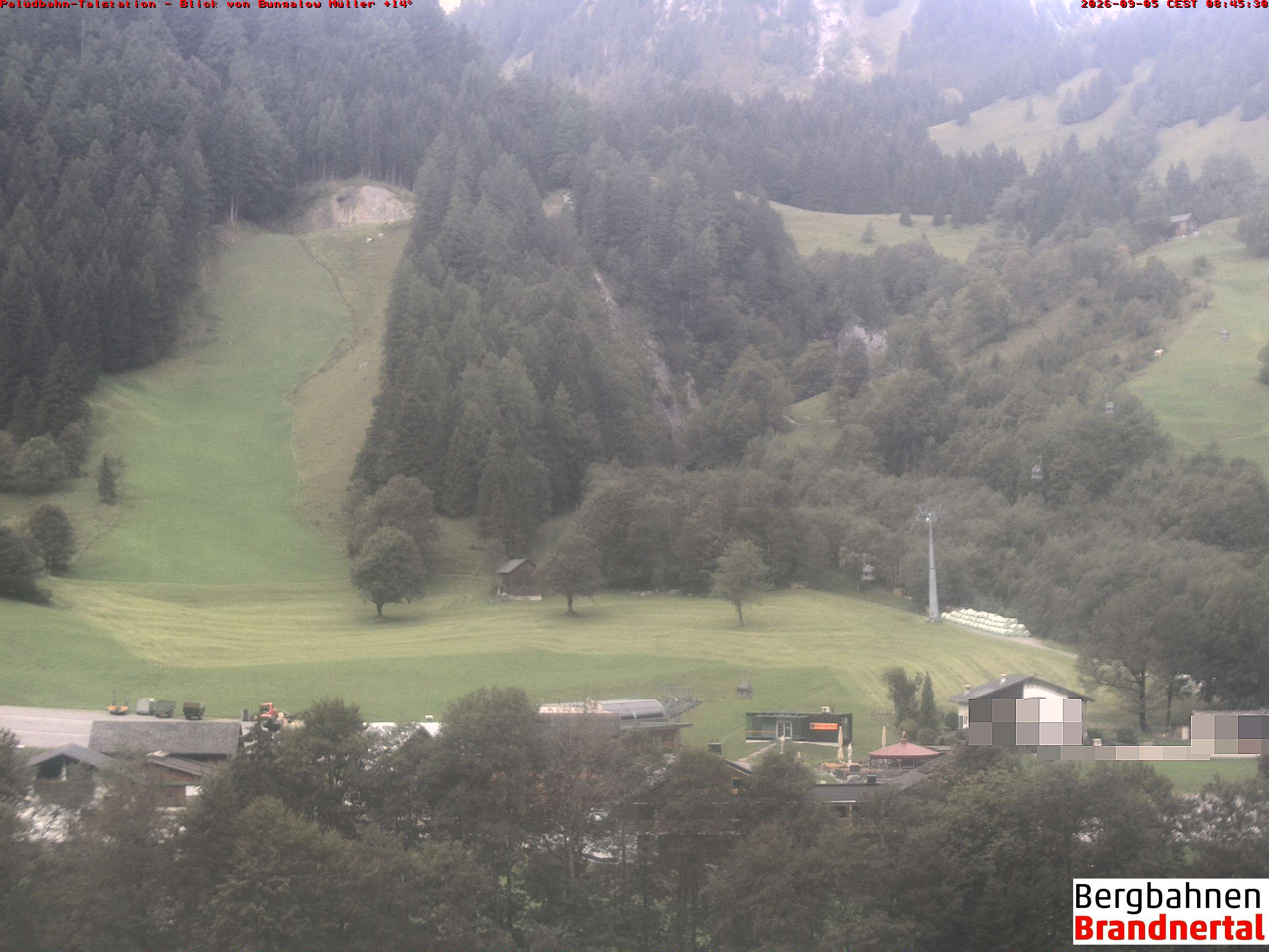 Blick auf Palüdbahn von Bungalow Müller