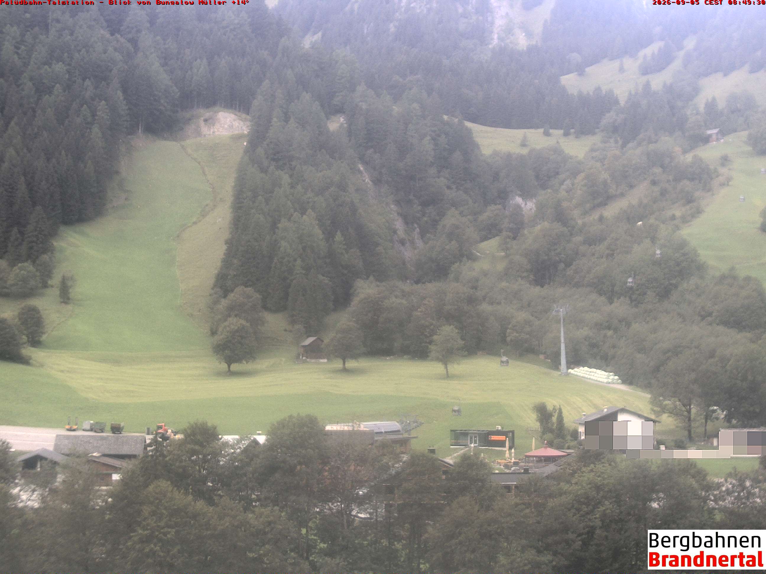 Blick auf Palüdbahn von Bungalow Müller