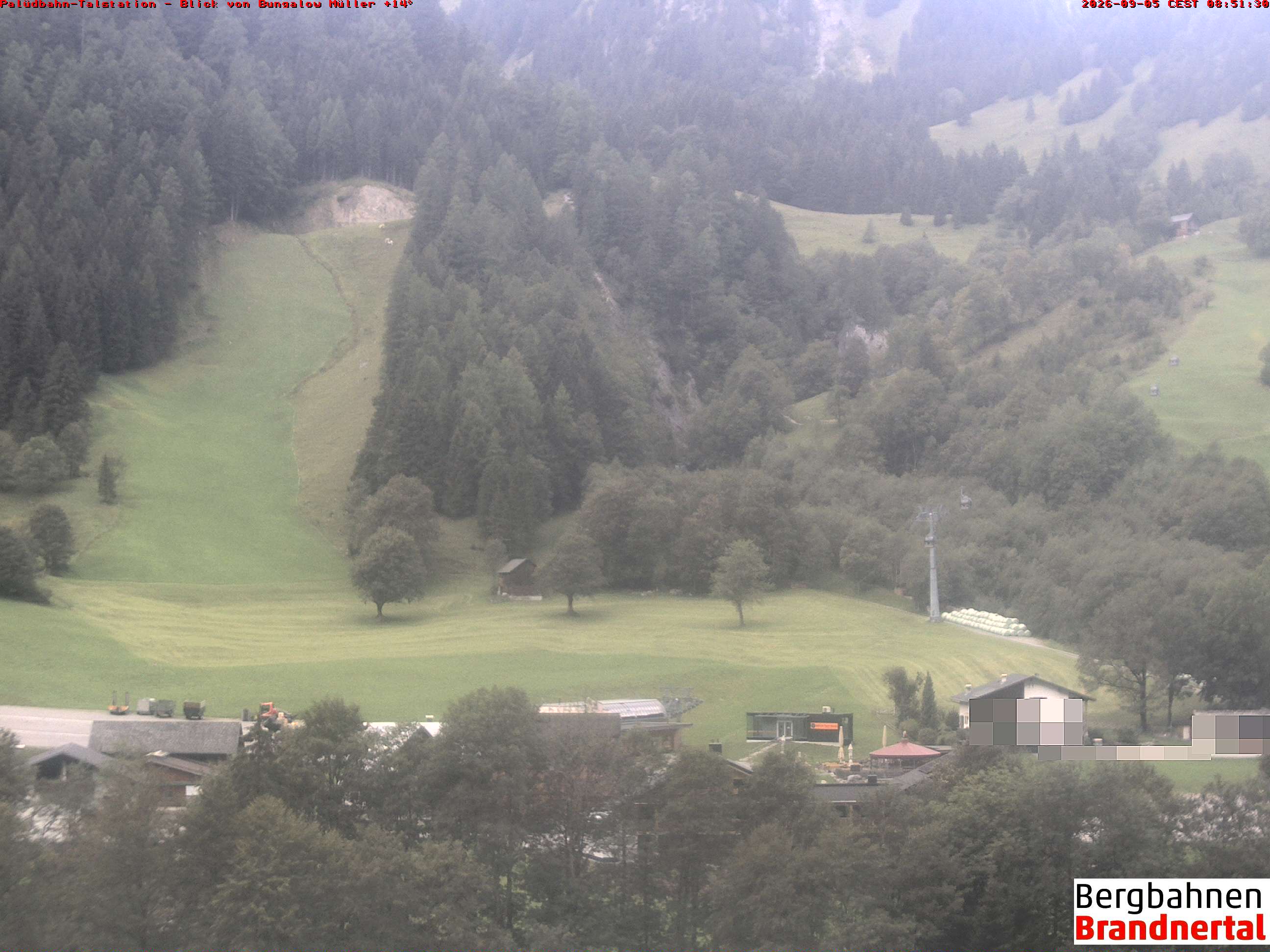 Blick auf Palüdbahn von Bungalow Müller