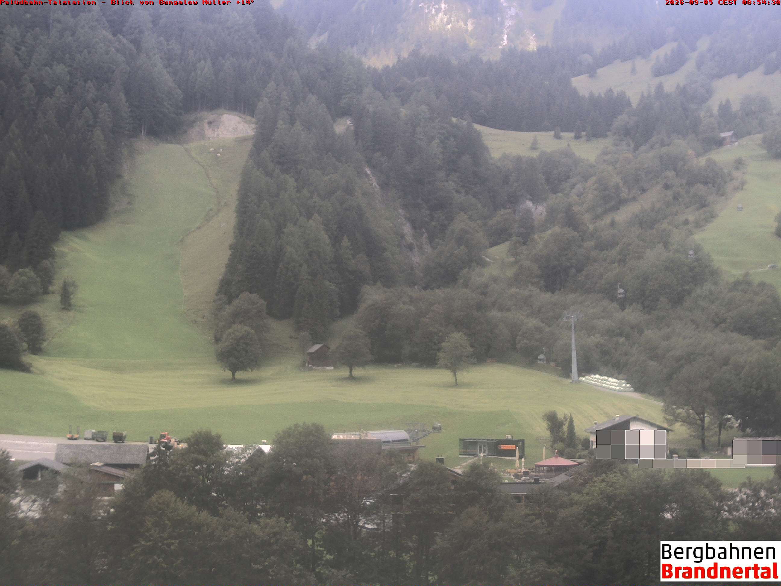 Blick auf Palüdbahn von Bungalow Müller