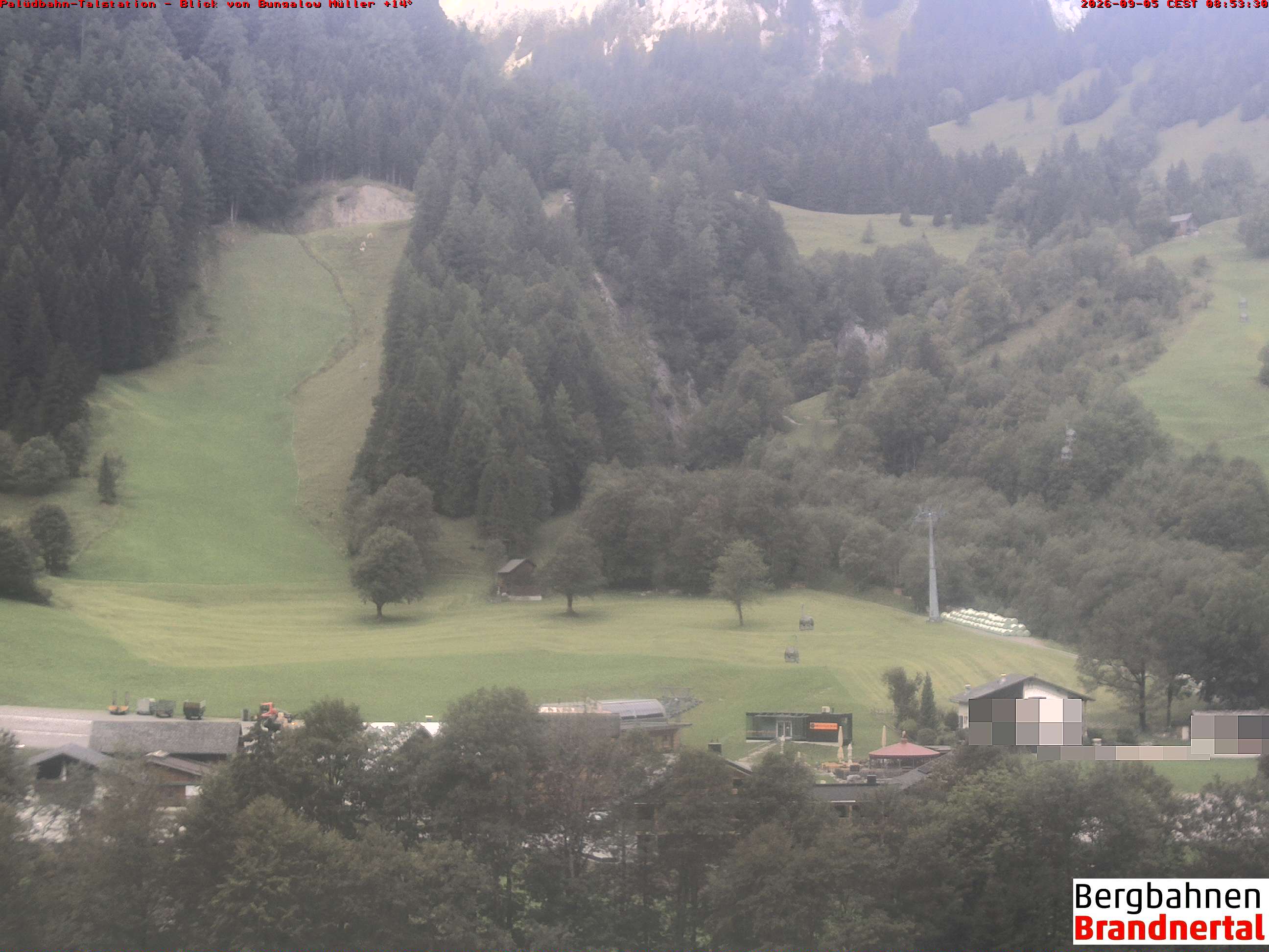 Blick auf Palüdbahn von Bungalow Müller