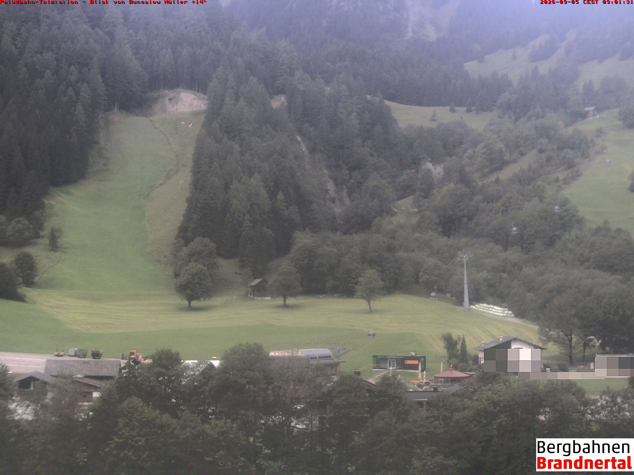 Blick auf Palüdbahn von Bungalow Müller