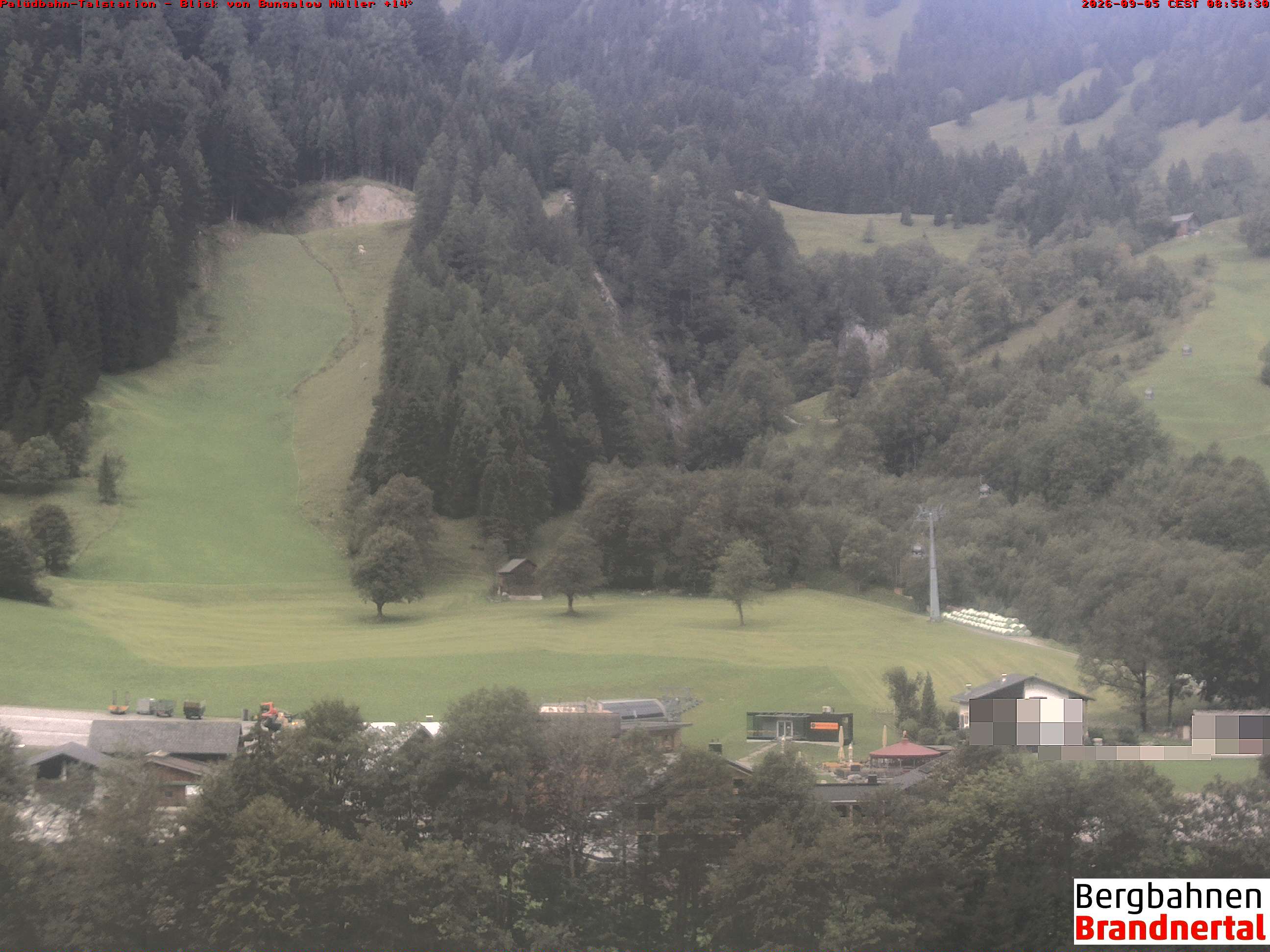 Blick auf Palüdbahn von Bungalow Müller