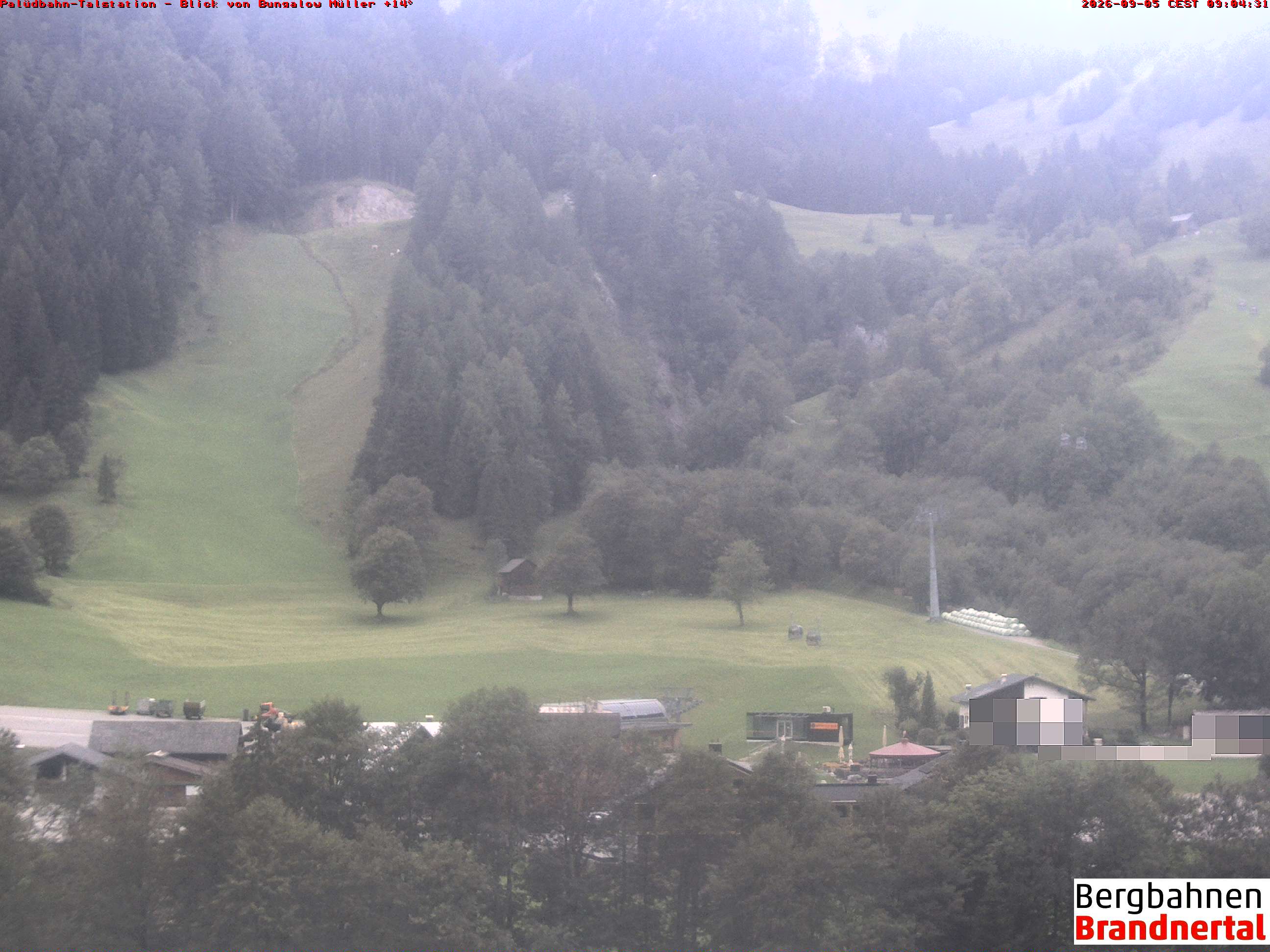 Blick auf Palüdbahn von Bungalow Müller