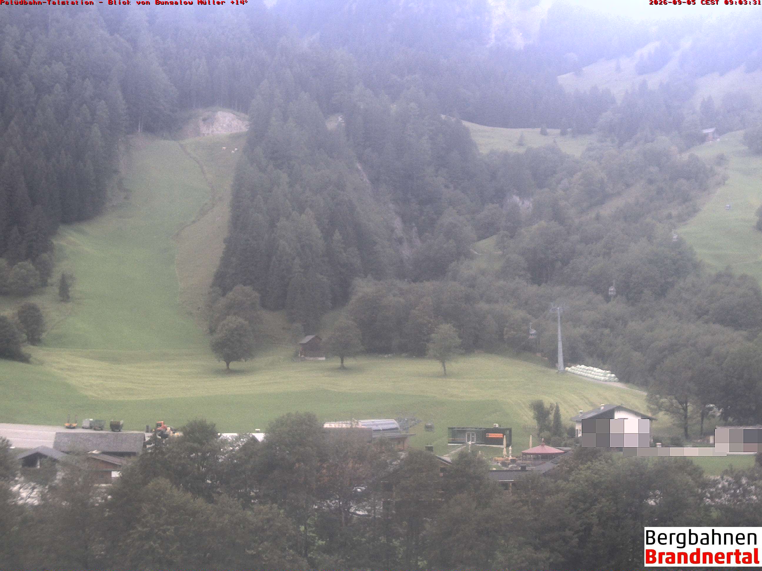 Blick auf Palüdbahn von Bungalow Müller