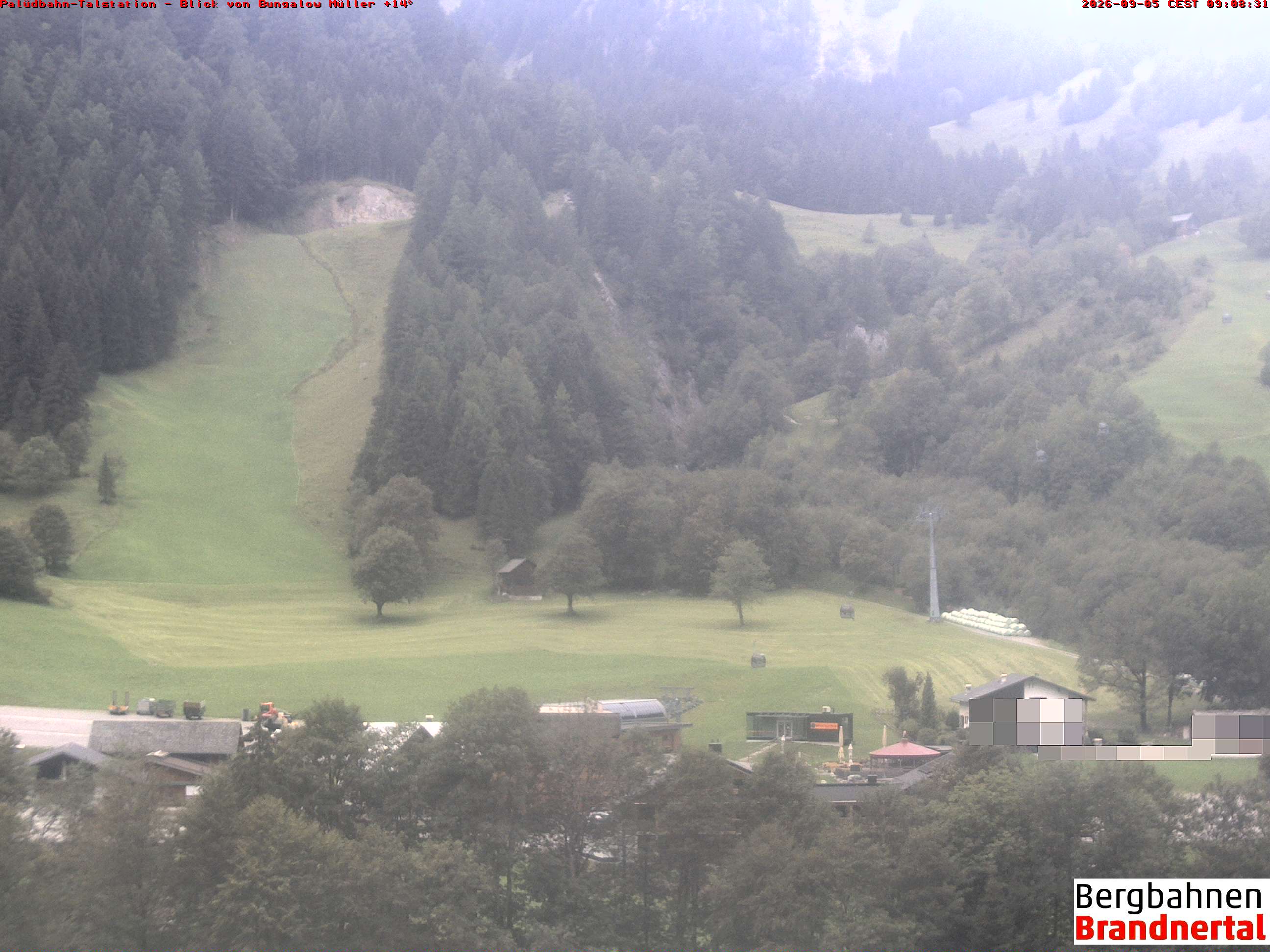 Blick auf Palüdbahn von Bungalow Müller