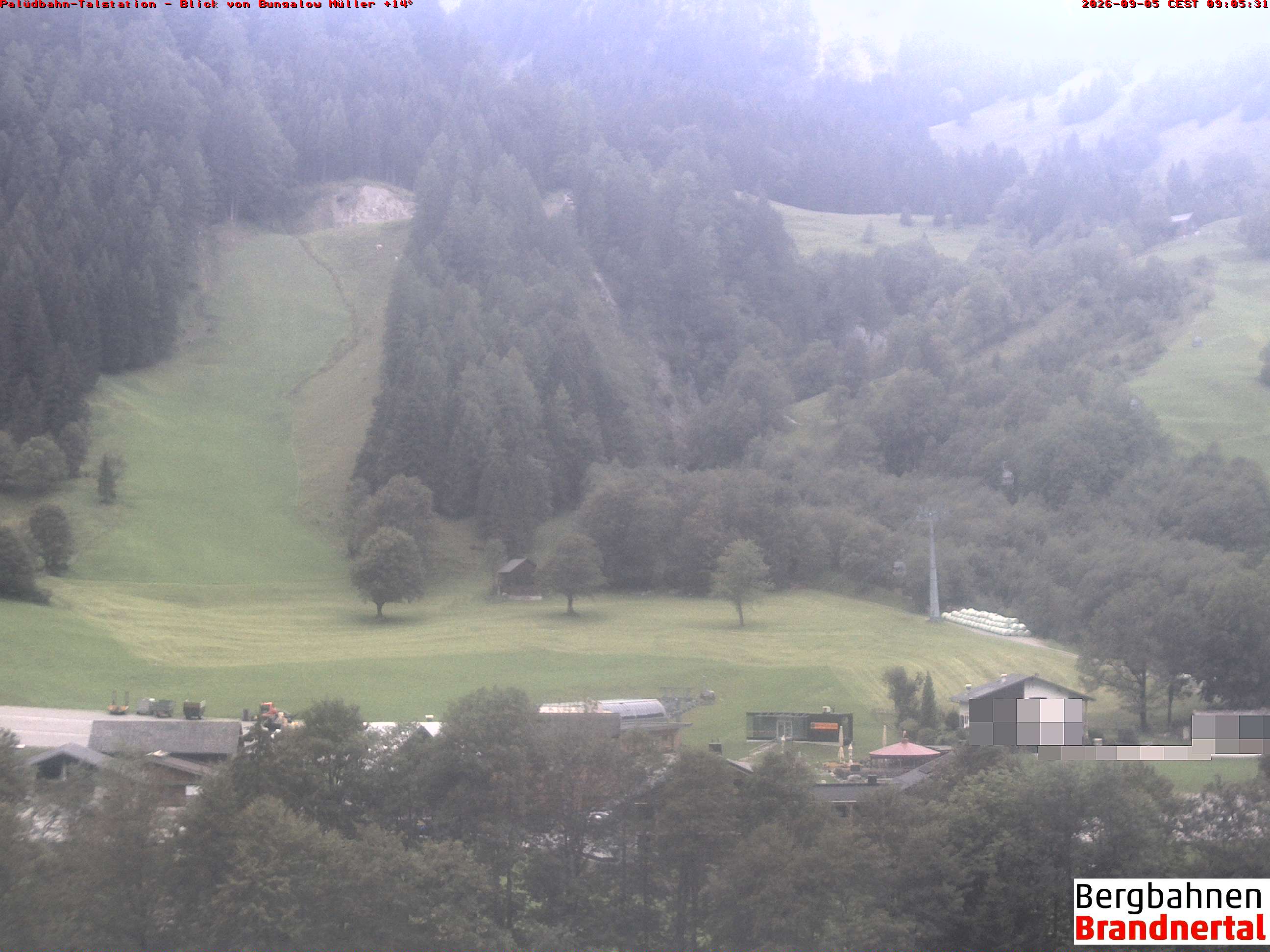 Blick auf Palüdbahn von Bungalow Müller