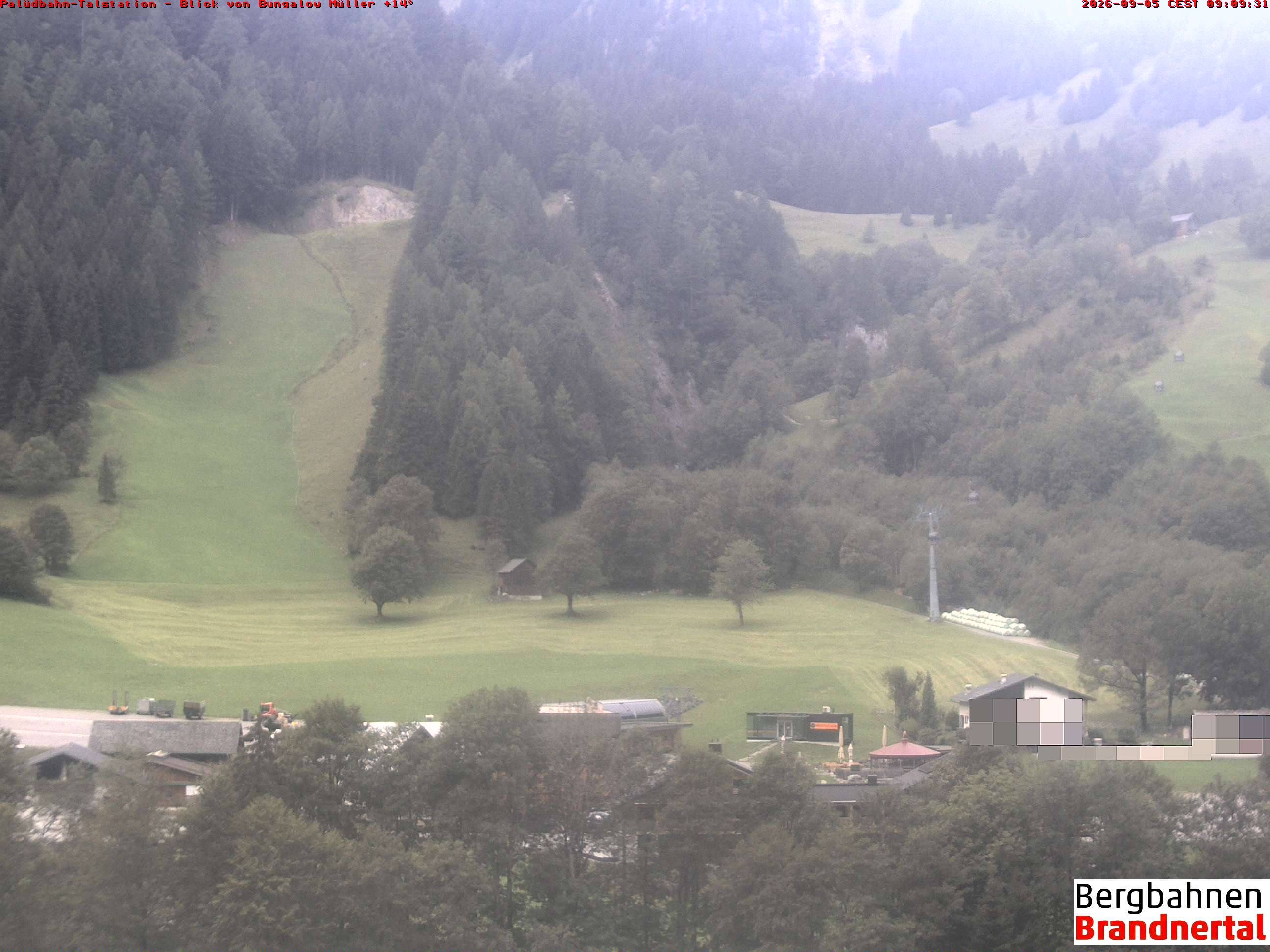 Blick auf Palüdbahn von Bungalow Müller