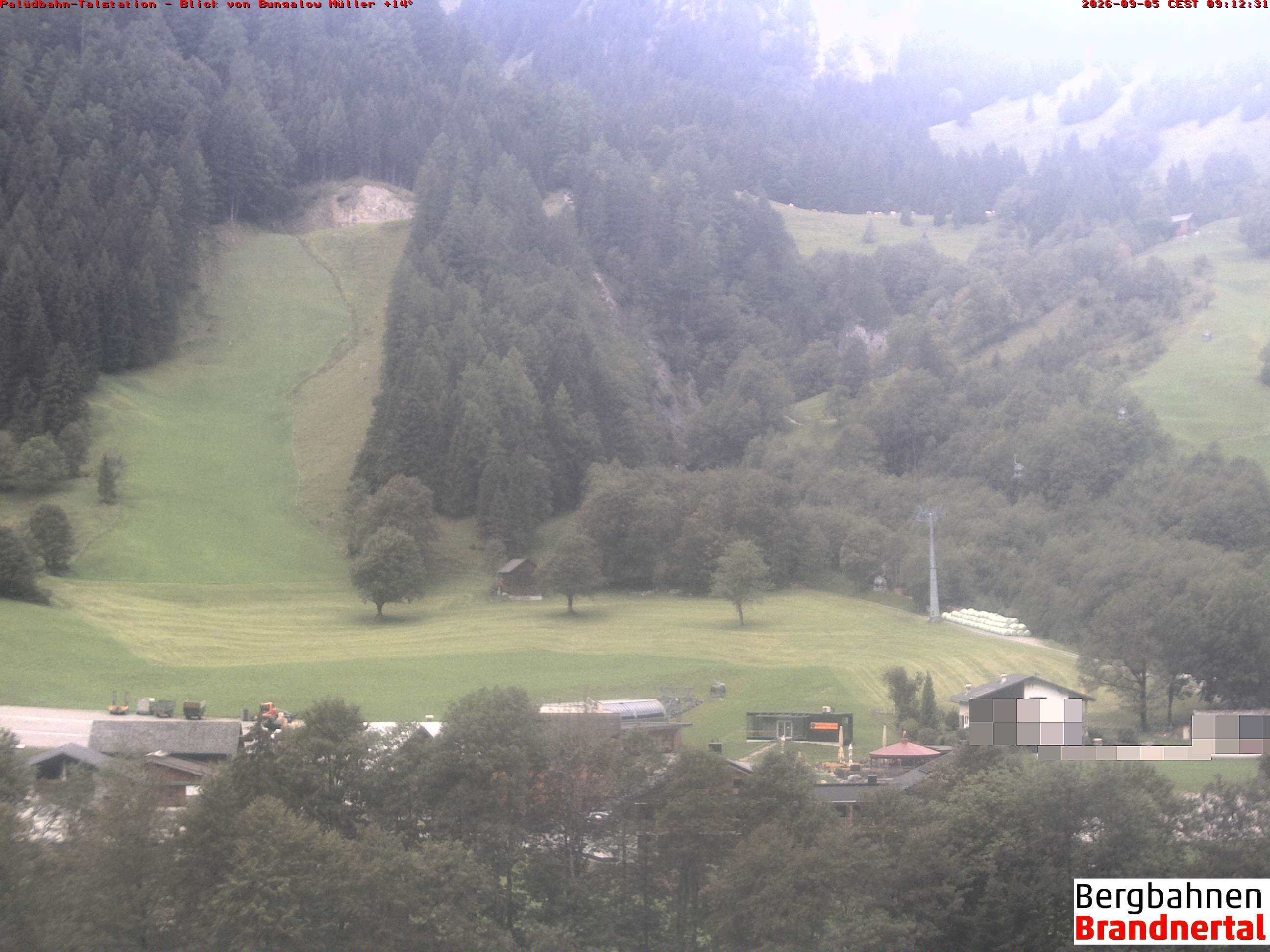 Blick auf Palüdbahn von Bungalow Müller
