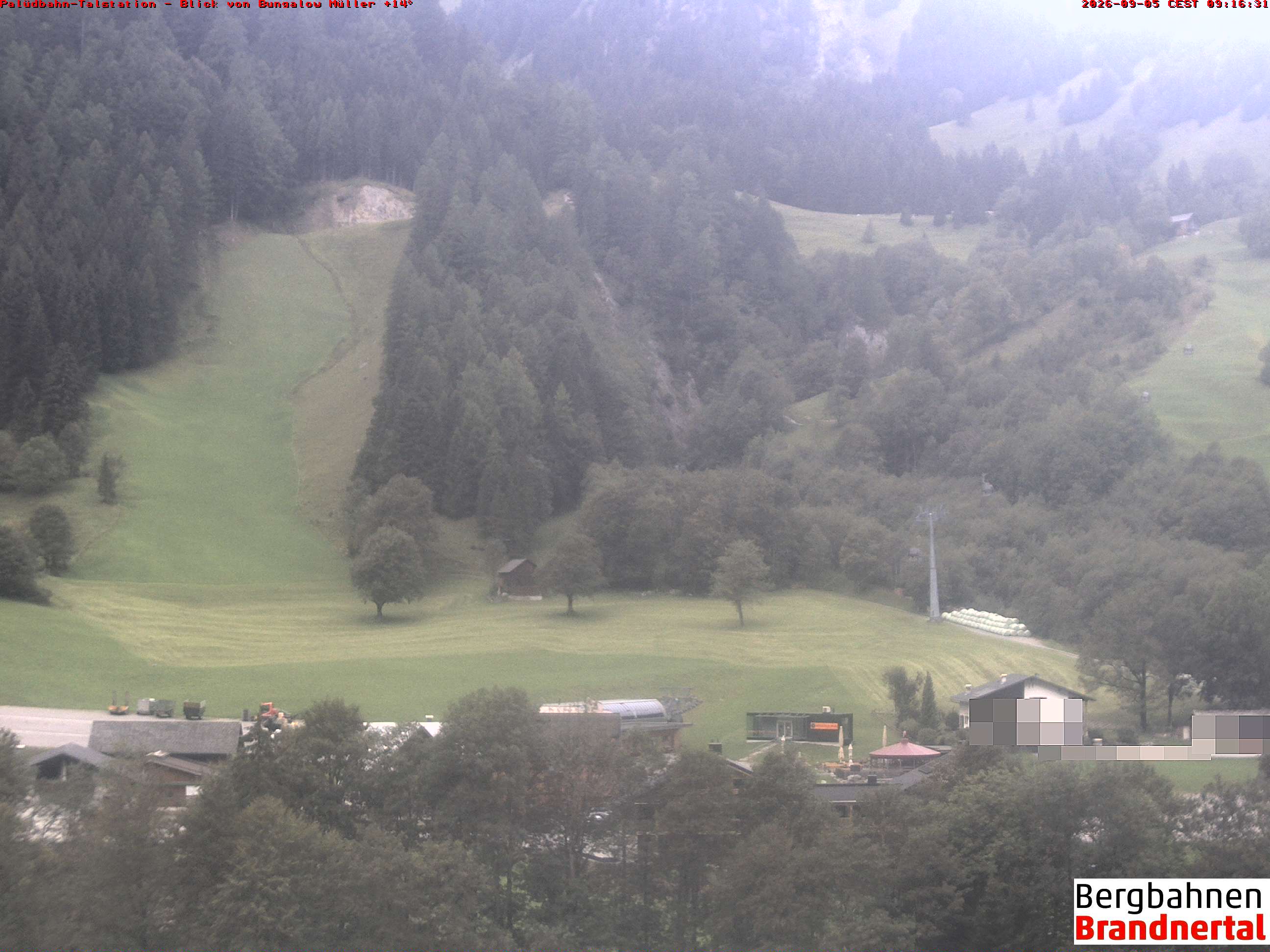 Blick auf Palüdbahn von Bungalow Müller