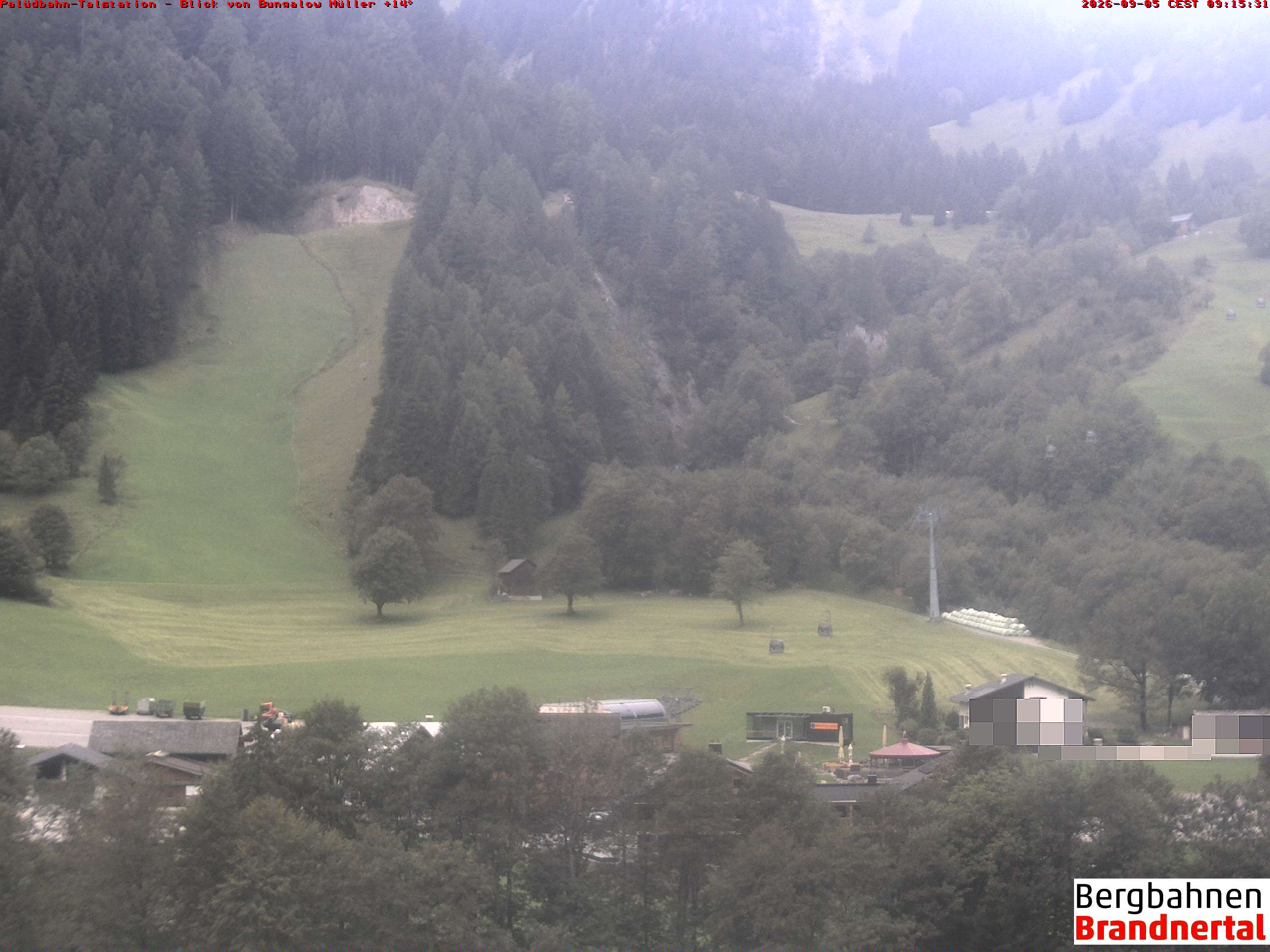 Blick auf Palüdbahn von Bungalow Müller