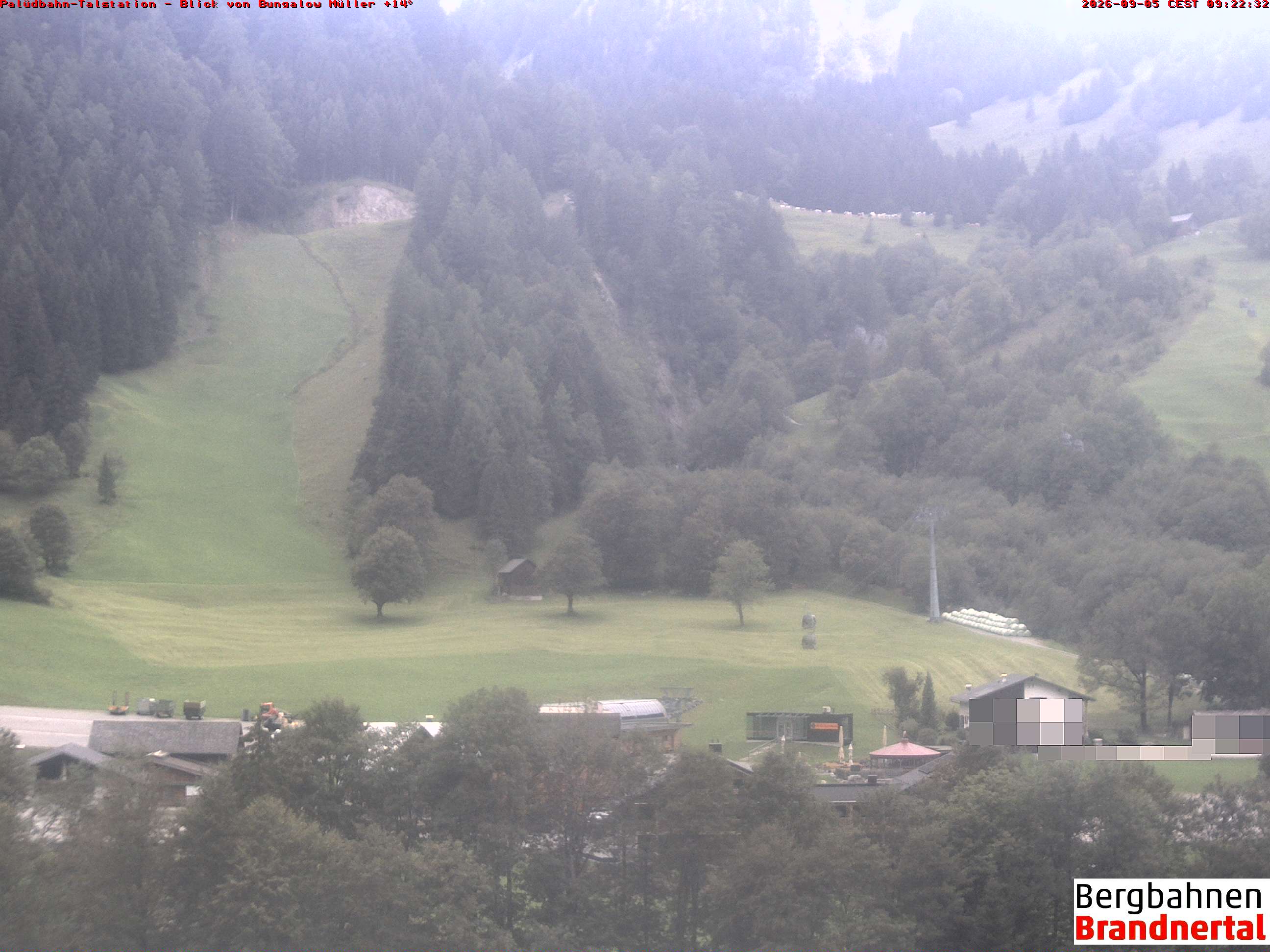 Blick auf Palüdbahn von Bungalow Müller