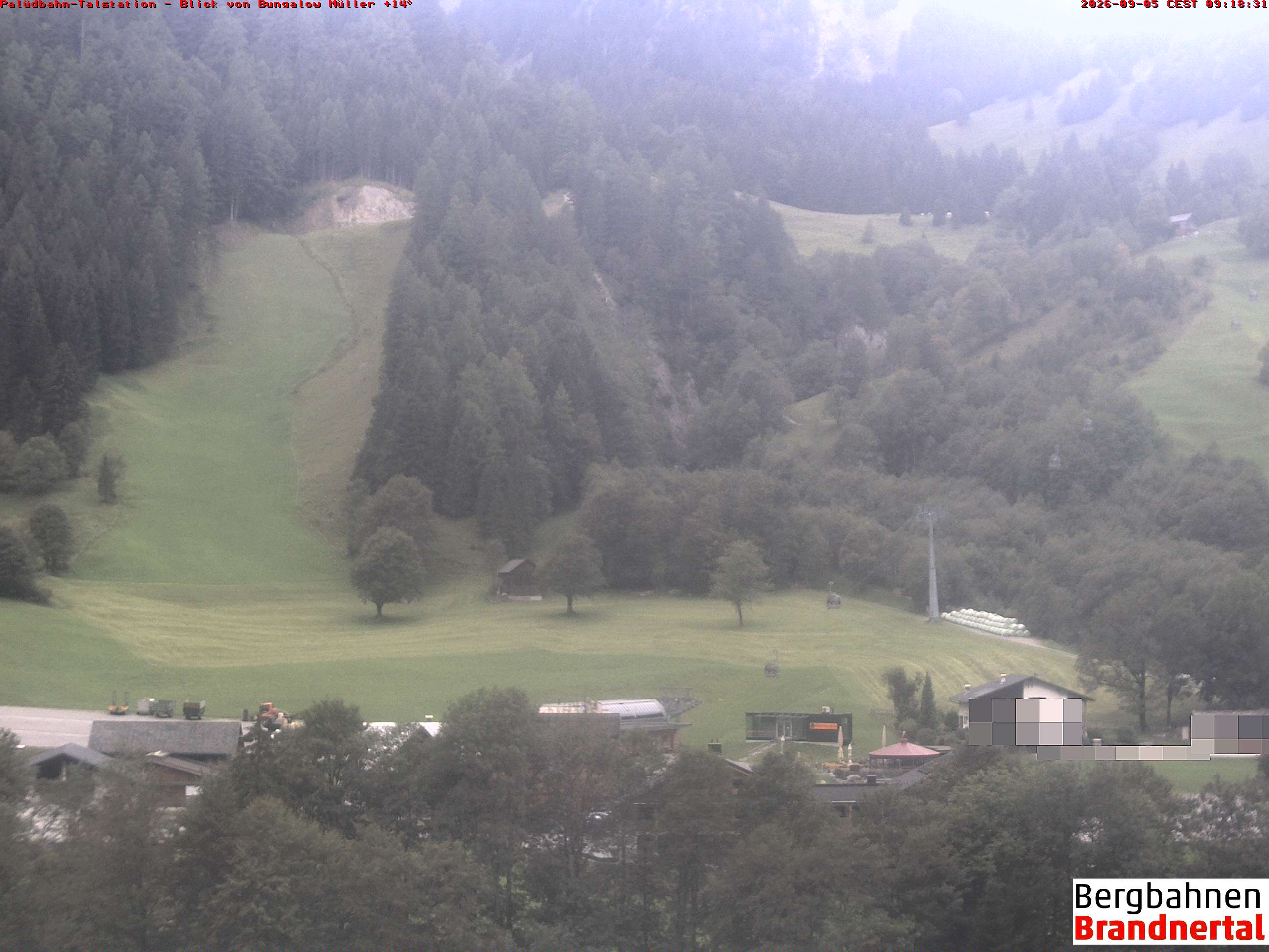 Blick auf Palüdbahn von Bungalow Müller