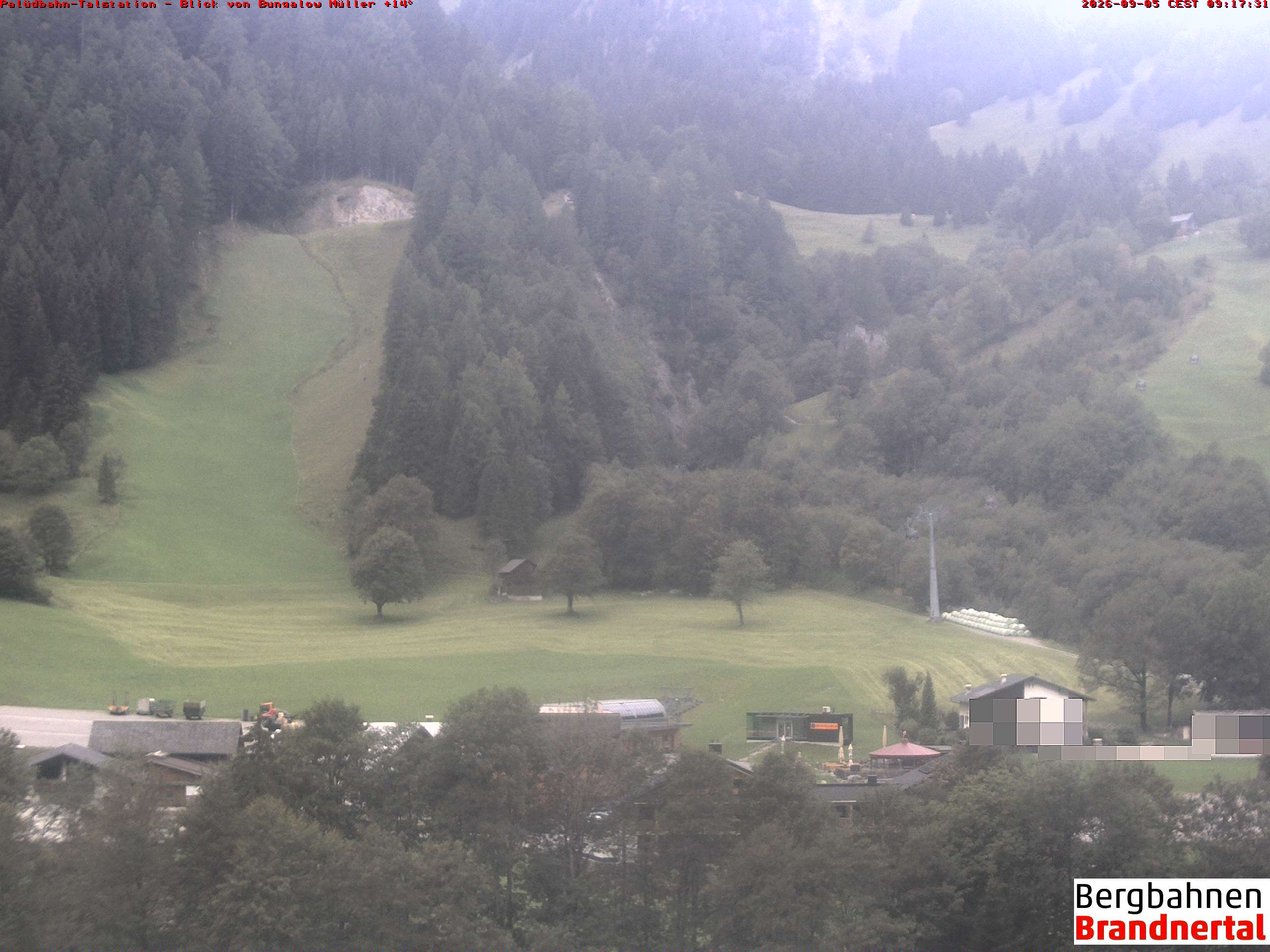 Blick auf Palüdbahn von Bungalow Müller