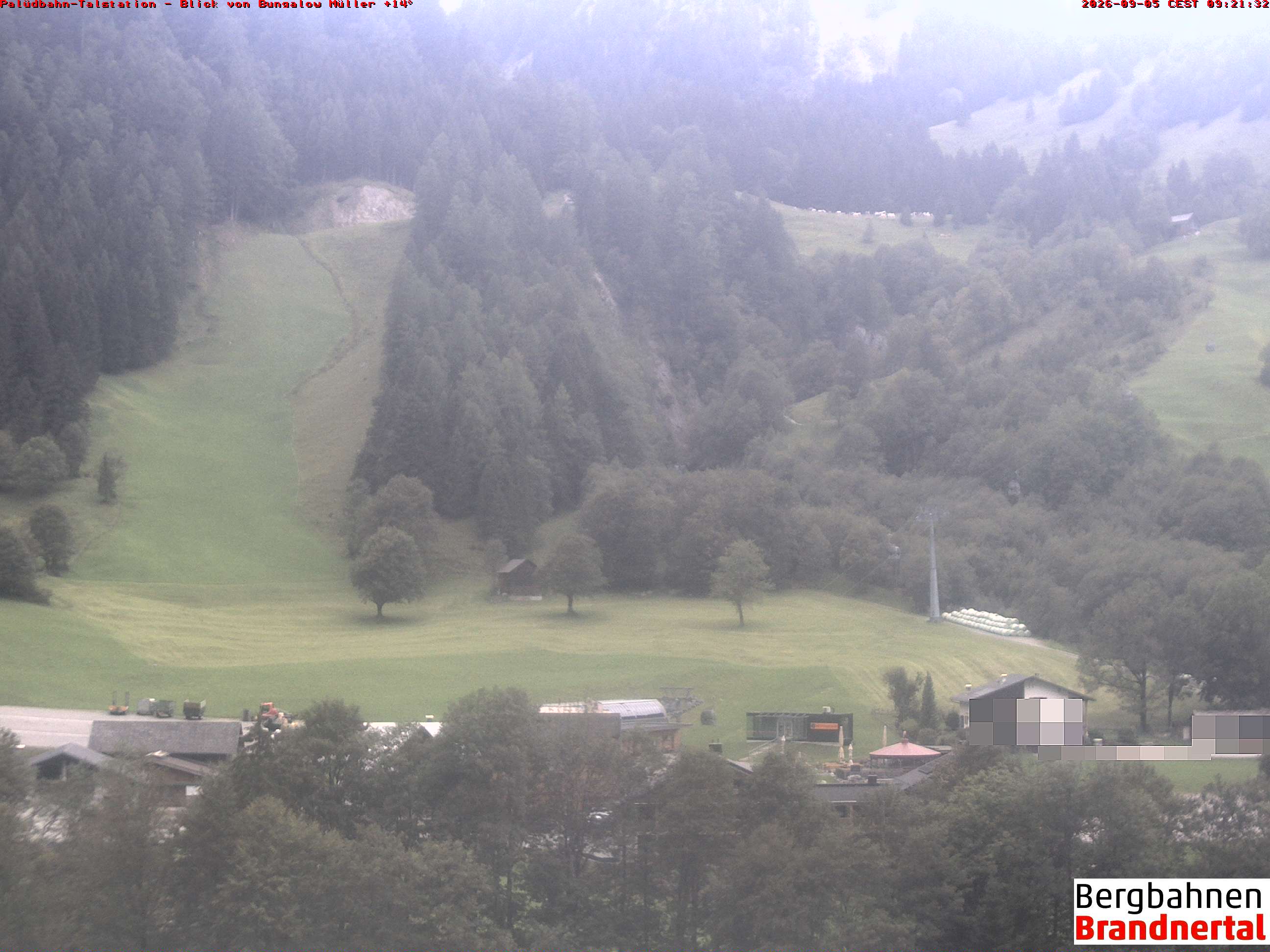 Blick auf Palüdbahn von Bungalow Müller