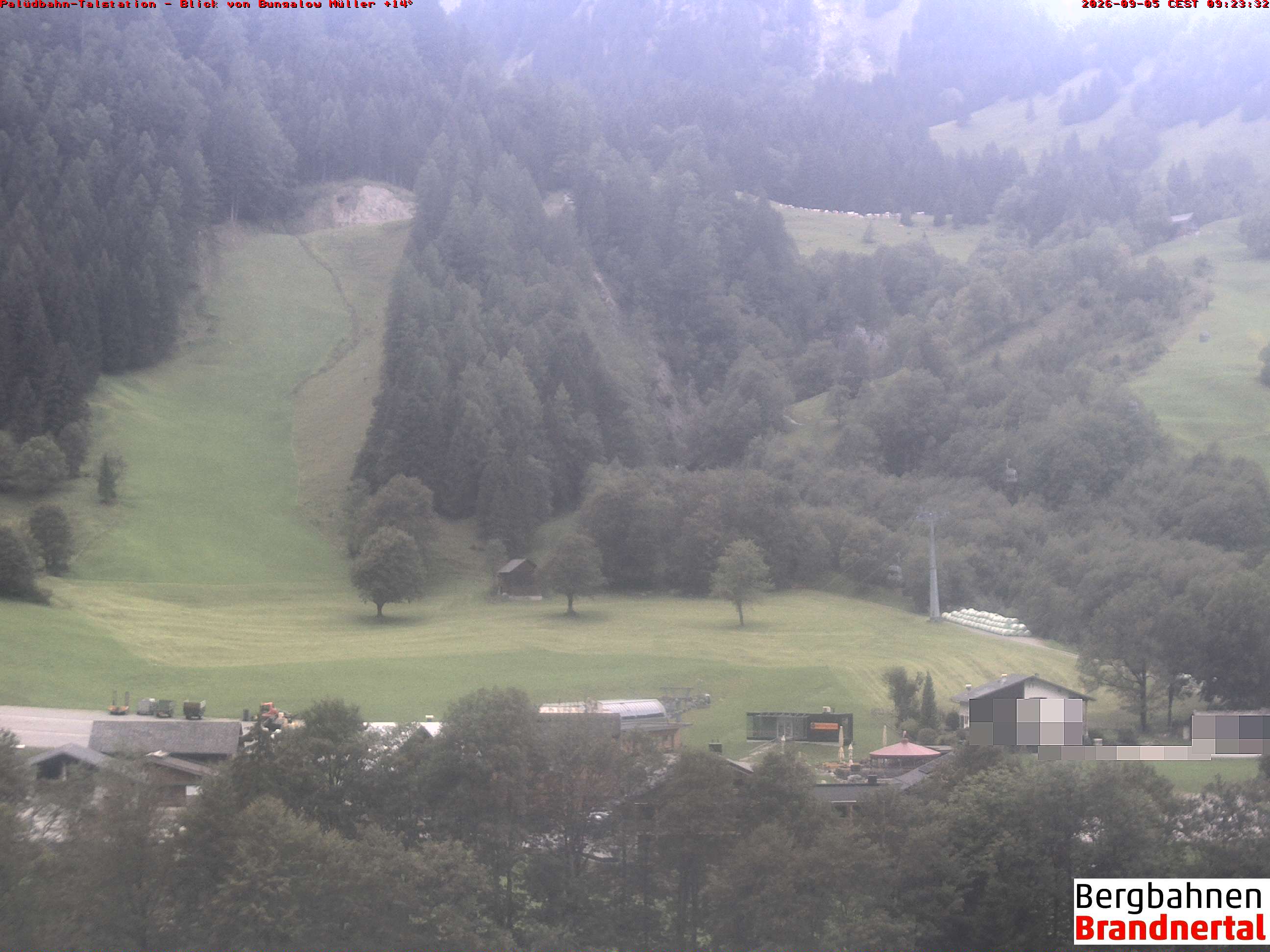 Blick auf Palüdbahn von Bungalow Müller